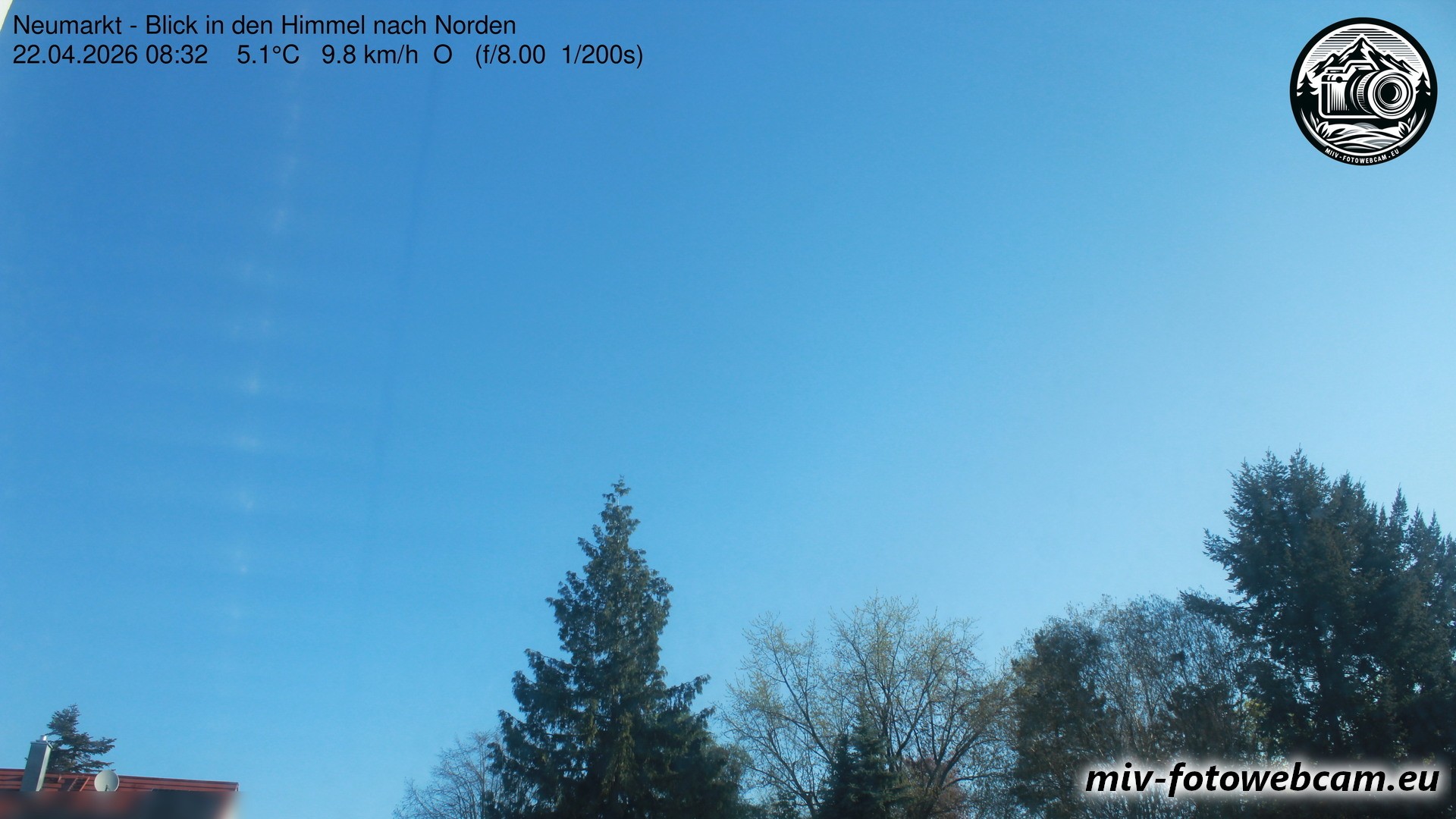 Archiv Foto Neumarkt in der Oberpfalz: Wetter-Webcam Norden