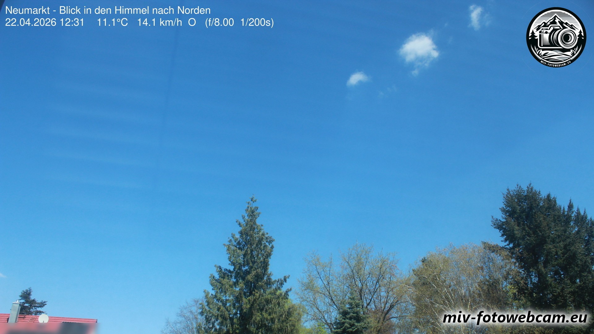 Archiv Foto Neumarkt in der Oberpfalz: Wetter-Webcam Norden