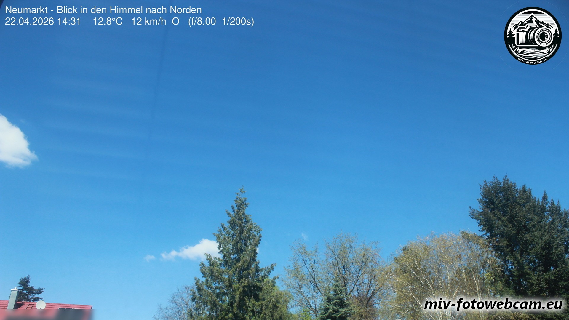 Archiv Foto Neumarkt in der Oberpfalz: Wetter-Webcam Norden