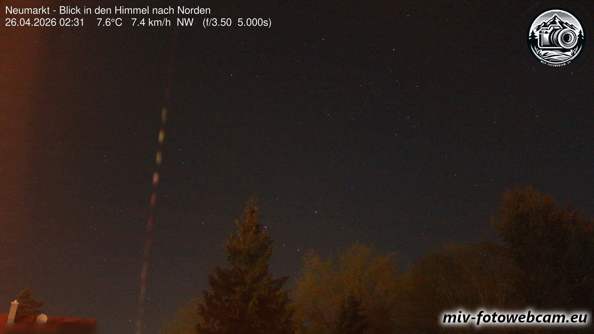 Archiv Foto Neumarkt in der Oberpfalz: Wetter-Webcam Norden