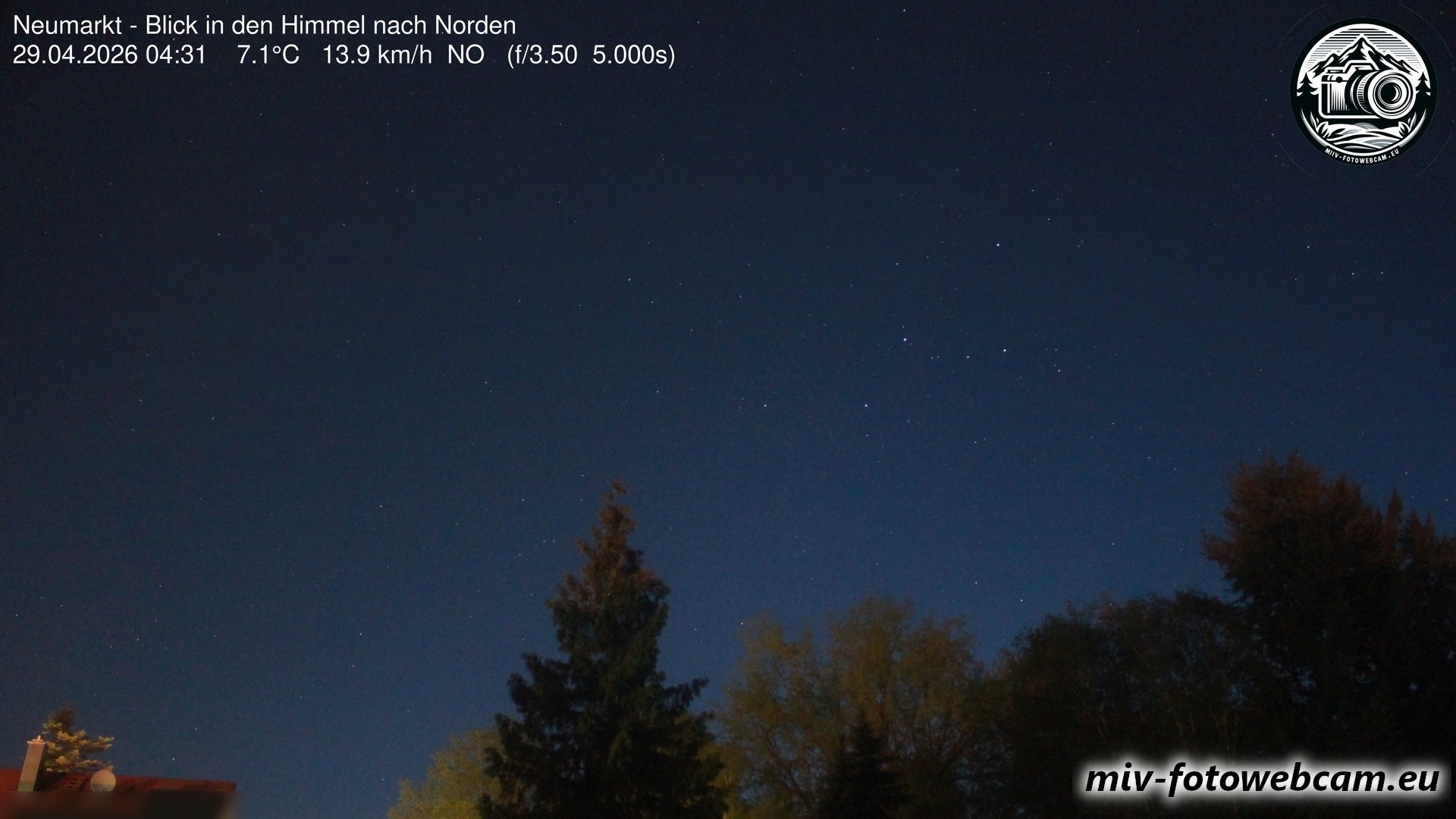 Archiv Foto Neumarkt in der Oberpfalz: Wetter-Webcam Norden