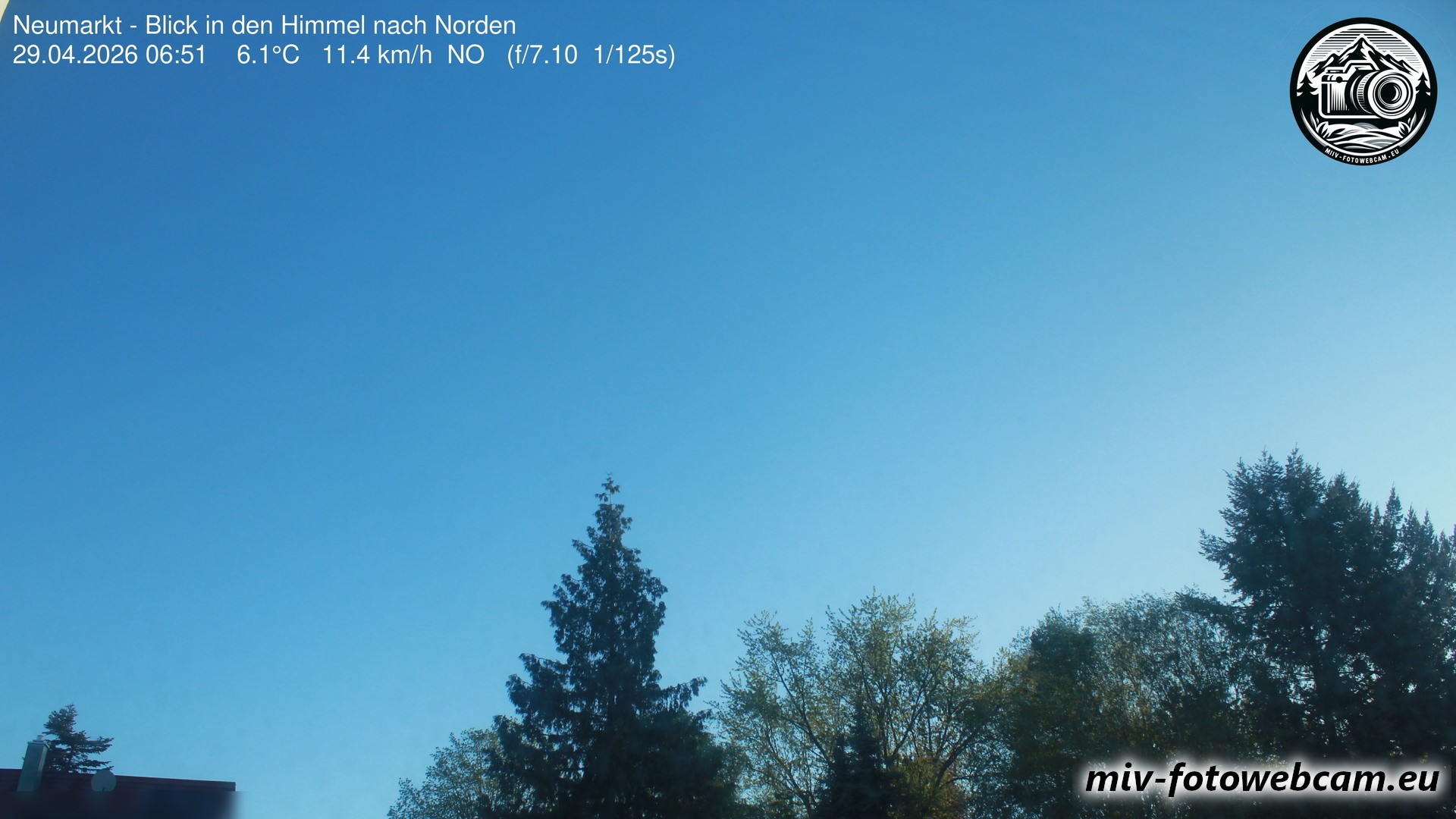 Archiv Foto Neumarkt in der Oberpfalz: Wetter-Webcam Norden