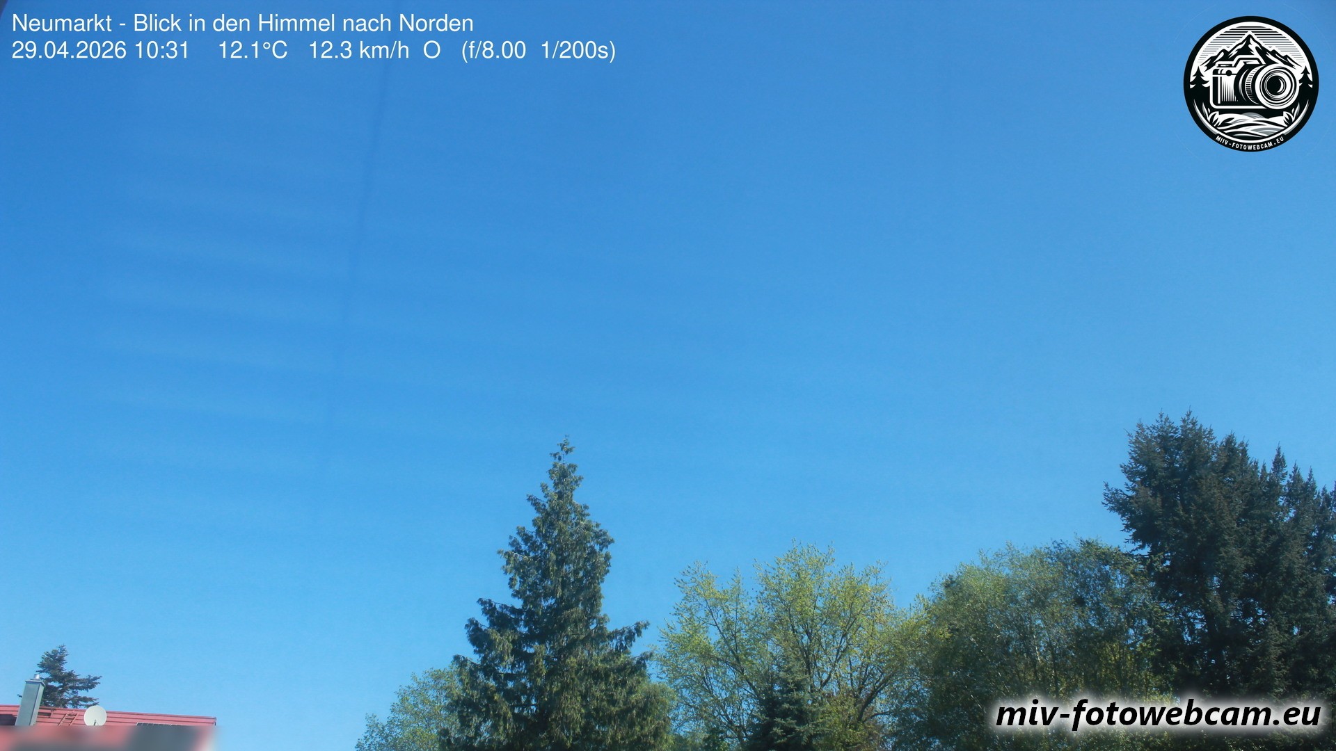 Archiv Foto Neumarkt in der Oberpfalz: Wetter-Webcam Norden