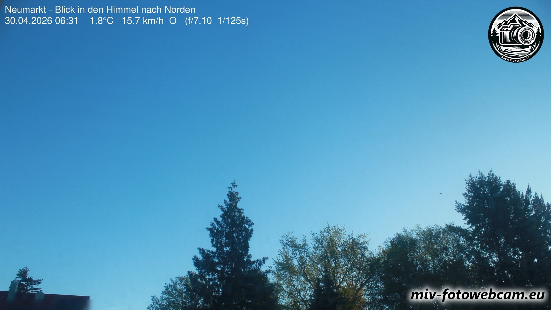 Archiv Foto Neumarkt in der Oberpfalz: Wetter-Webcam Norden