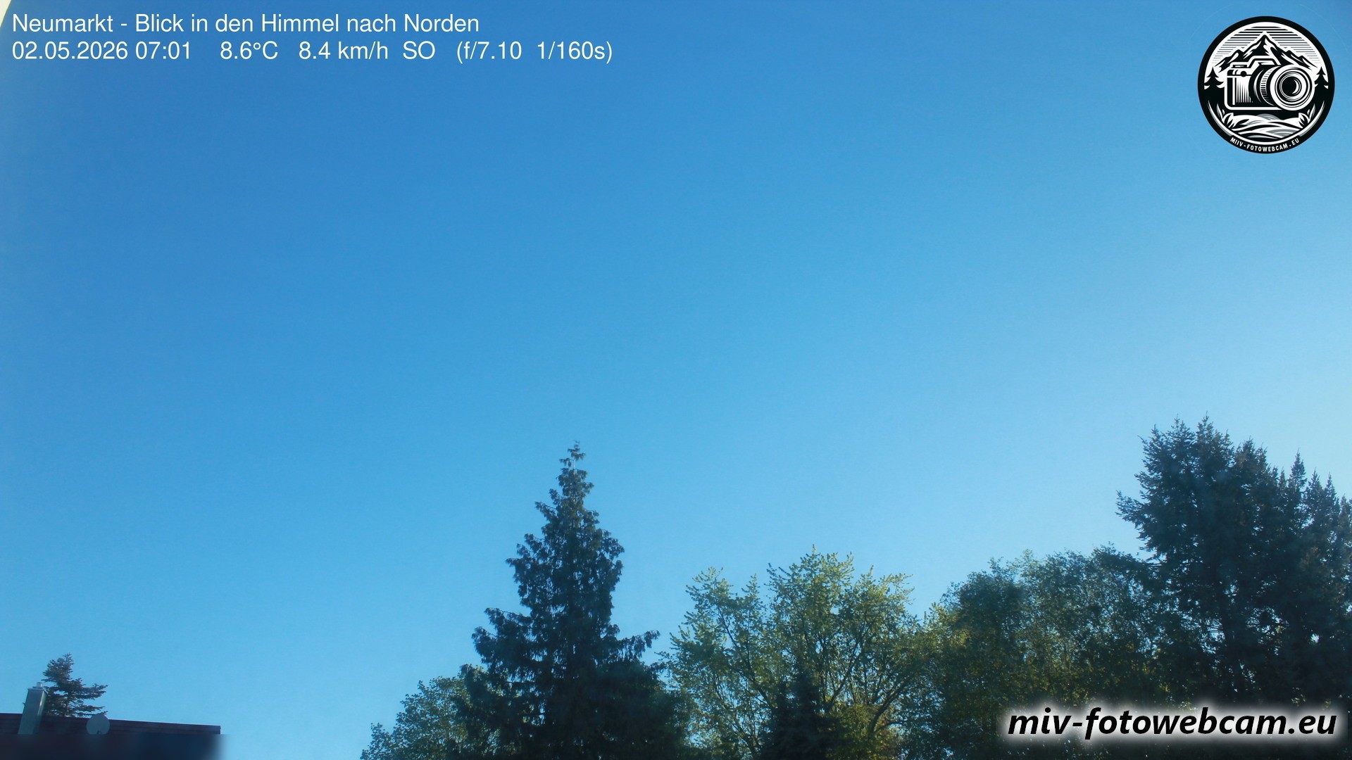 Archiv Foto Neumarkt in der Oberpfalz: Wetter-Webcam Norden