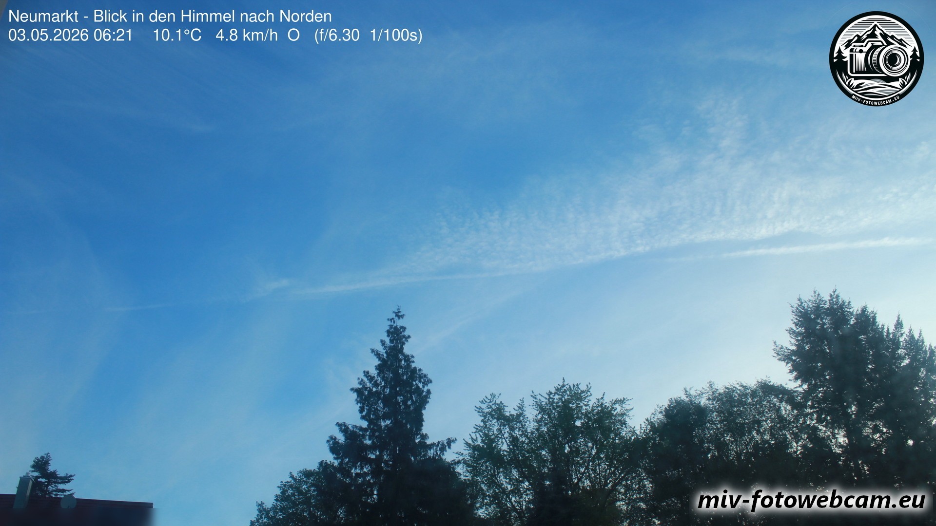 Archiv Foto Neumarkt in der Oberpfalz: Wetter-Webcam Norden