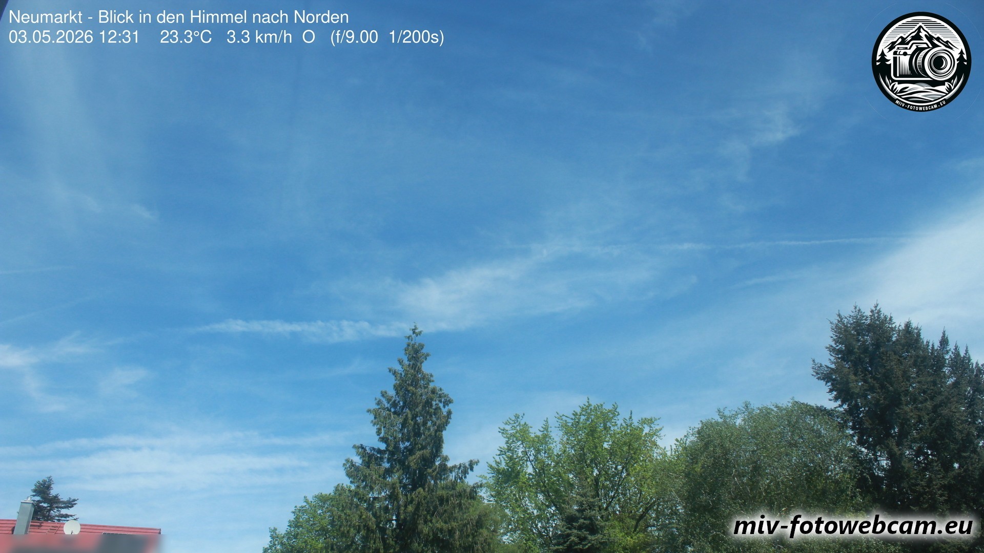 Archiv Foto Neumarkt in der Oberpfalz: Wetter-Webcam Norden