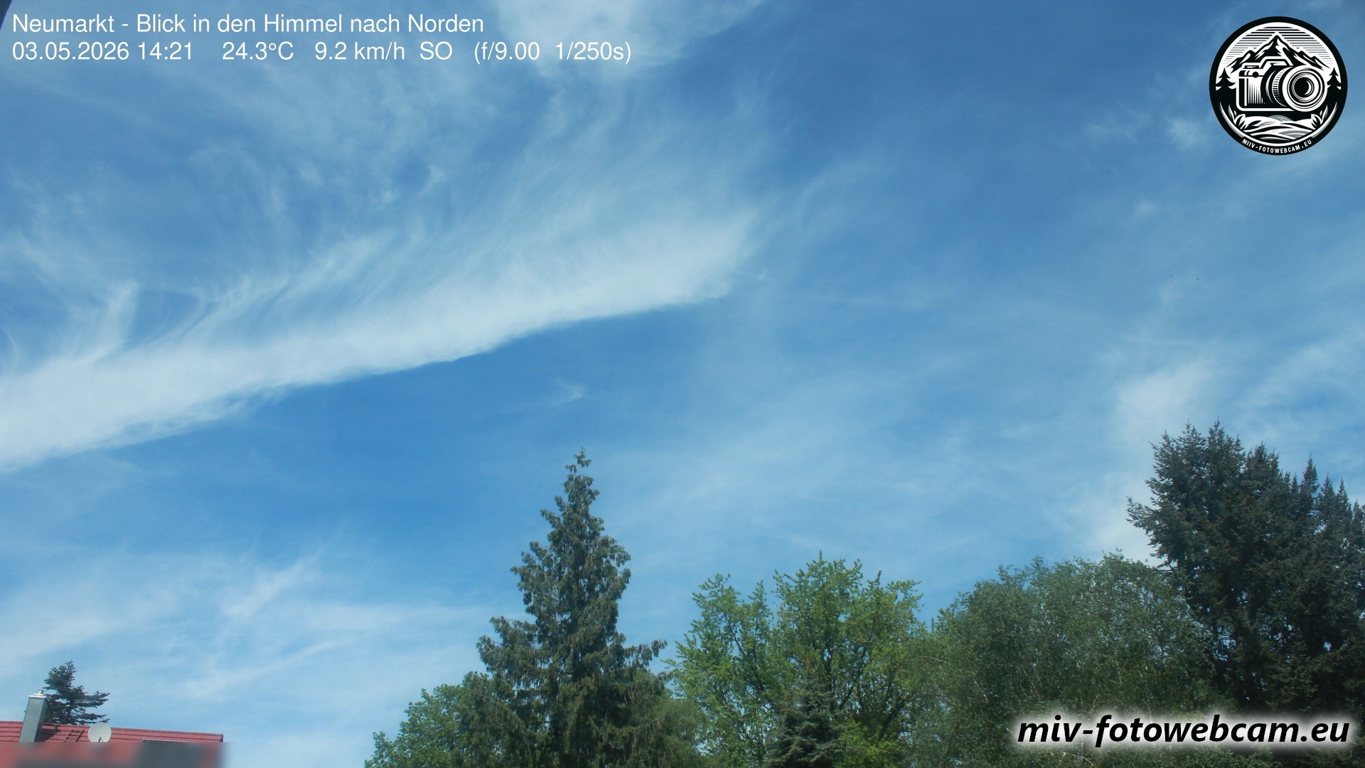 Archiv Foto Neumarkt in der Oberpfalz: Wetter-Webcam Norden