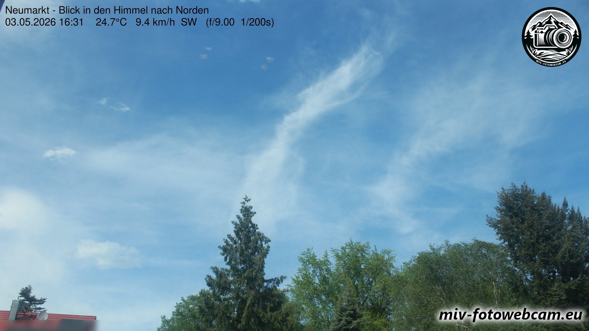 Archiv Foto Neumarkt in der Oberpfalz: Wetter-Webcam Norden