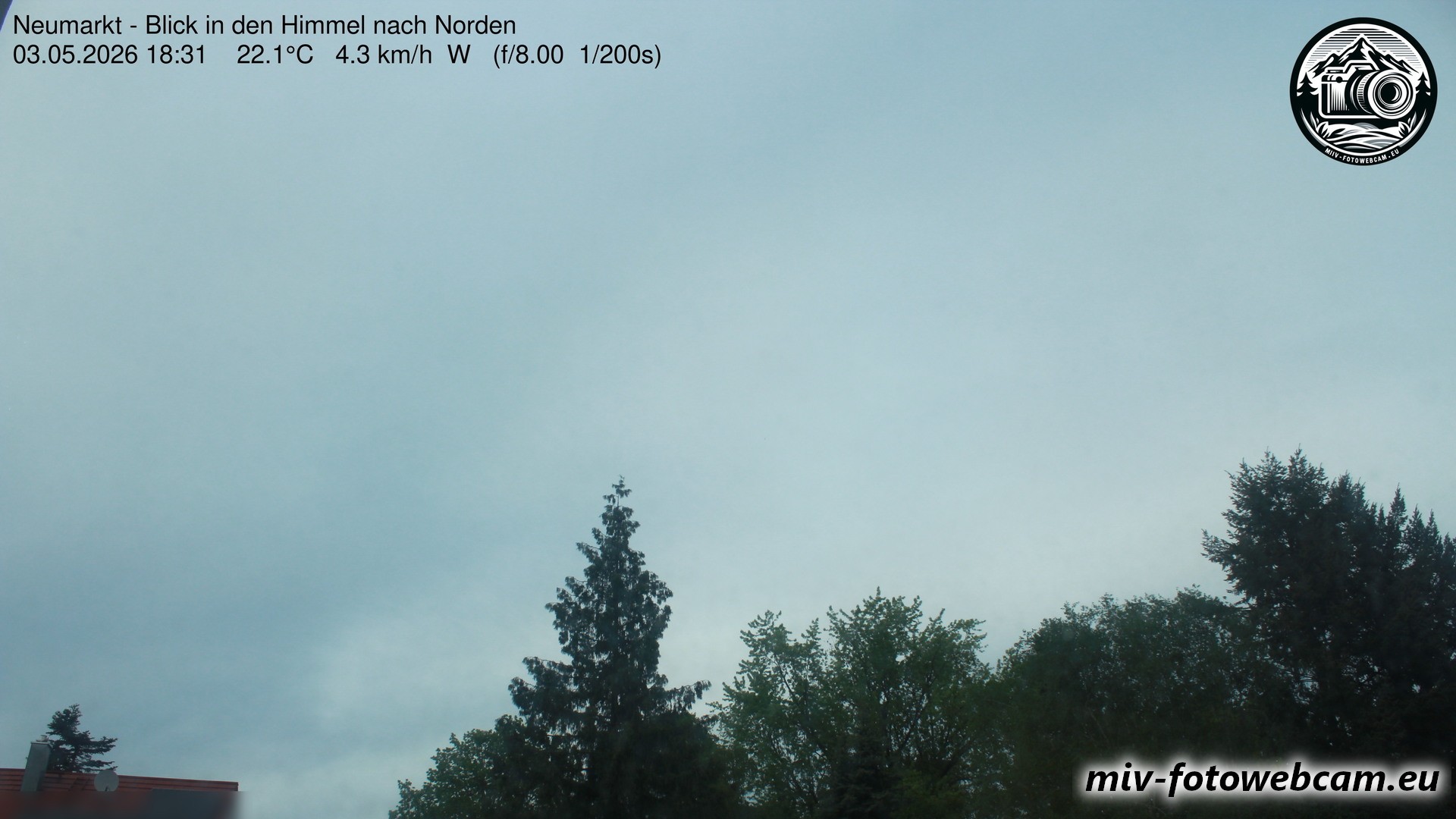 Archiv Foto Neumarkt in der Oberpfalz: Wetter-Webcam Norden
