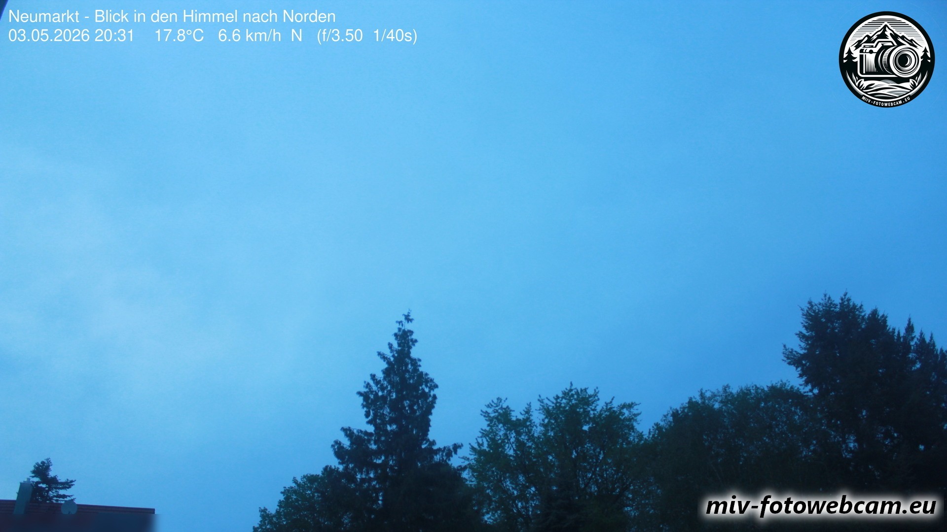 Archiv Foto Neumarkt in der Oberpfalz: Wetter-Webcam Norden