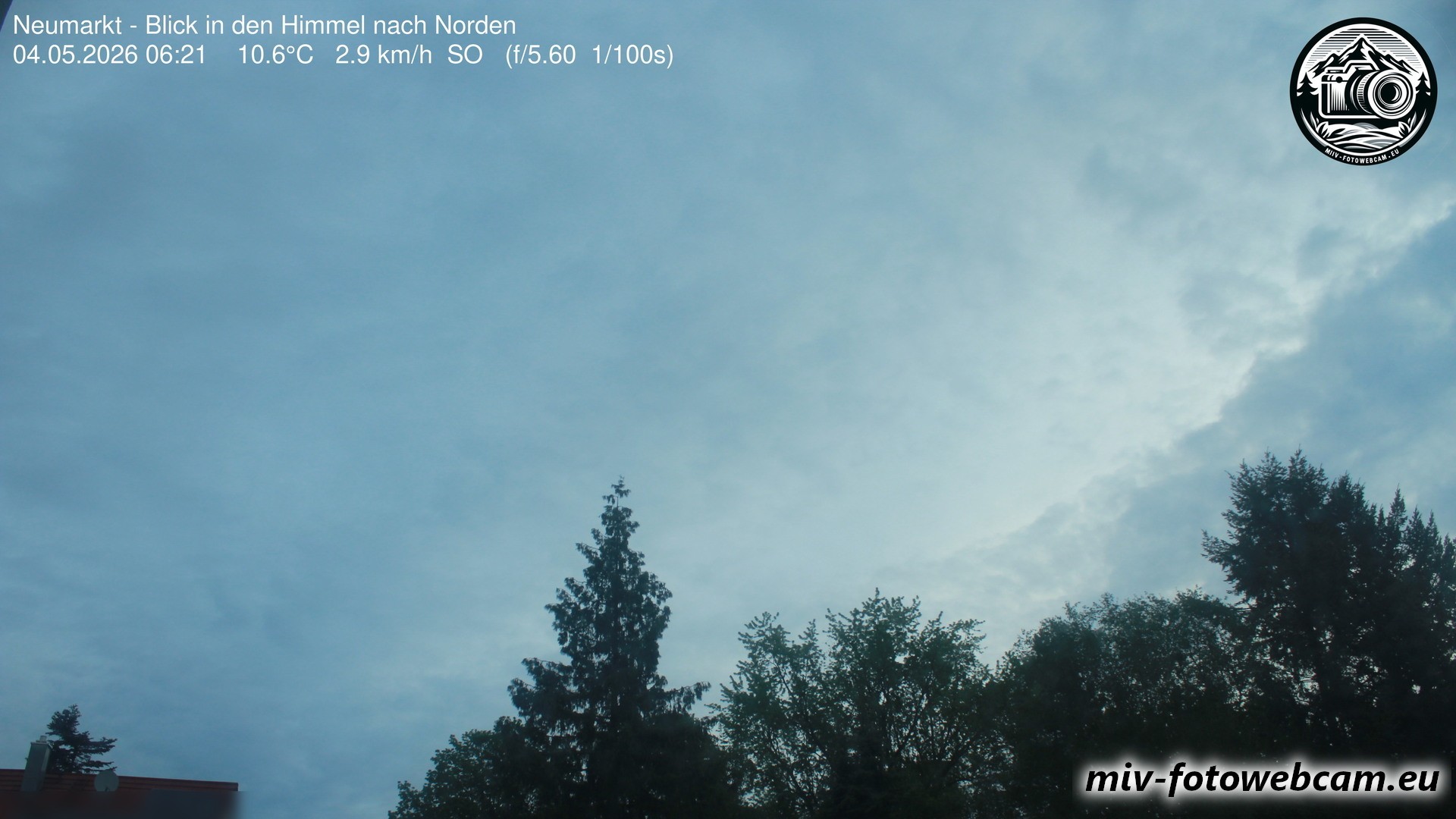 Archiv Foto Neumarkt in der Oberpfalz: Wetter-Webcam Norden