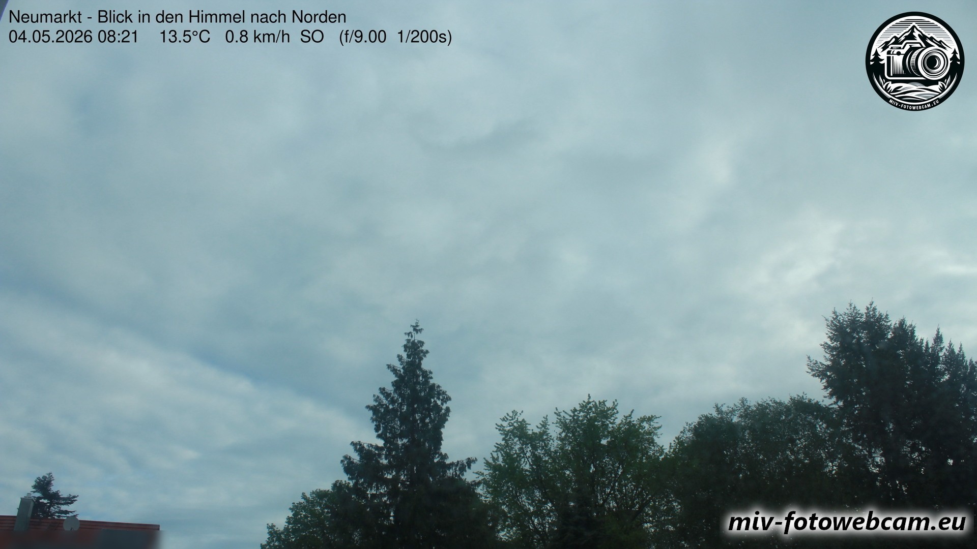 Archiv Foto Neumarkt in der Oberpfalz: Wetter-Webcam Norden