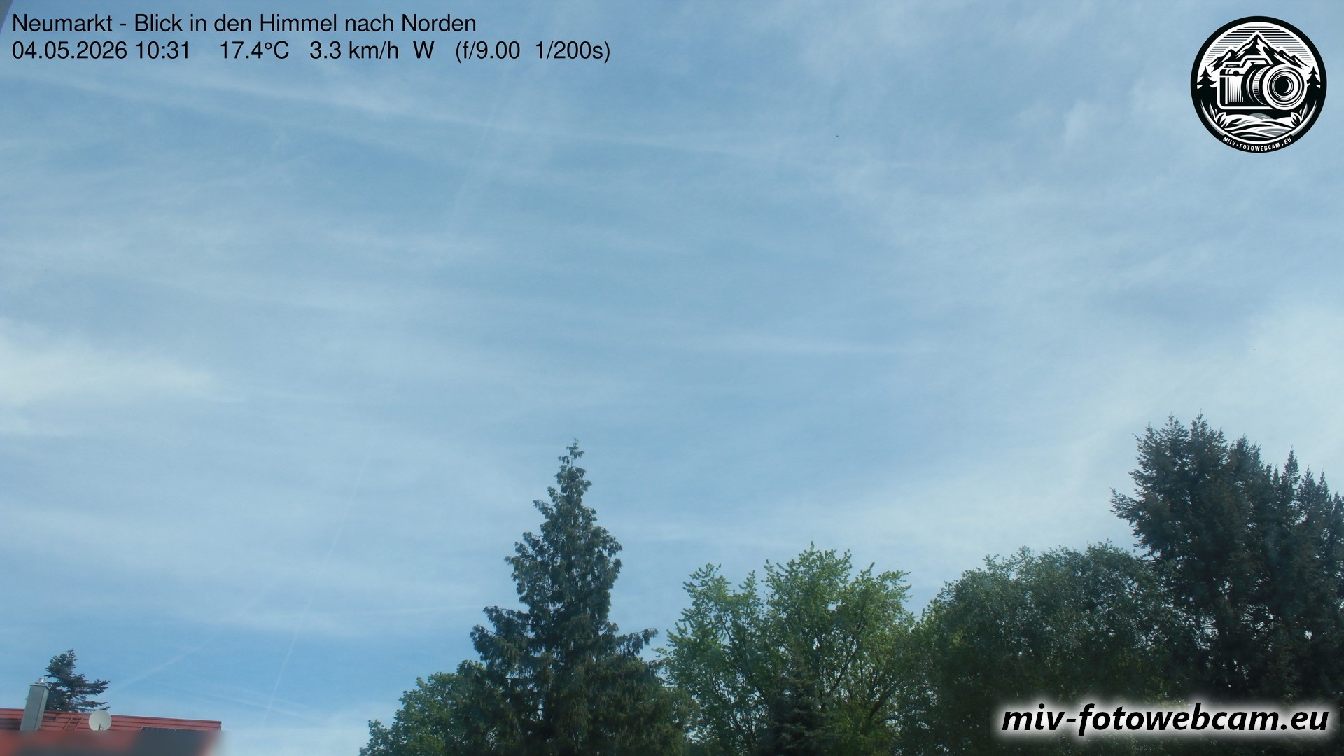 Archiv Foto Neumarkt in der Oberpfalz: Wetter-Webcam Norden