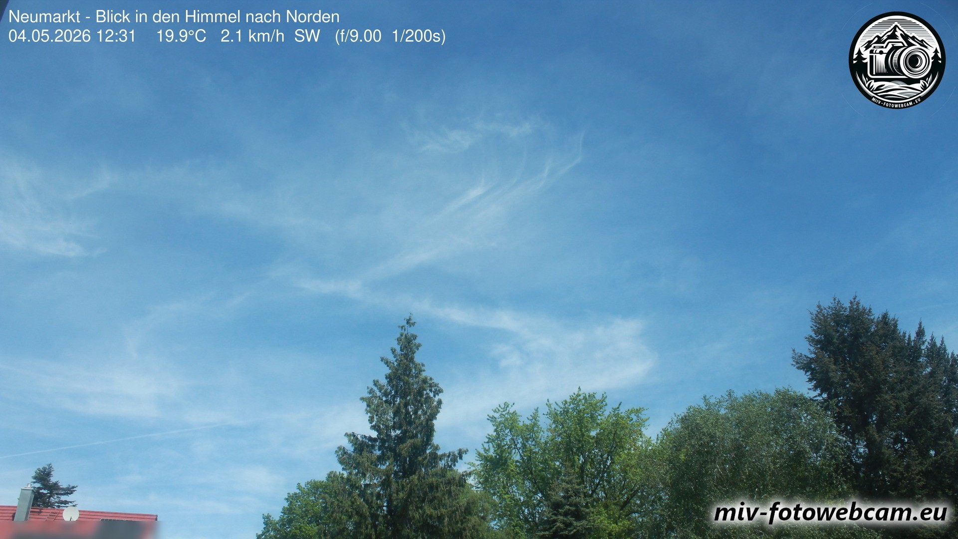 Archiv Foto Neumarkt in der Oberpfalz: Wetter-Webcam Norden