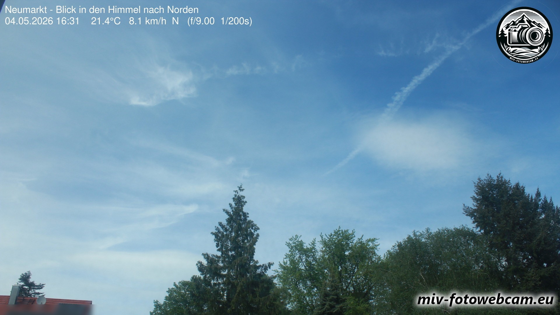 Archiv Foto Neumarkt in der Oberpfalz: Wetter-Webcam Norden