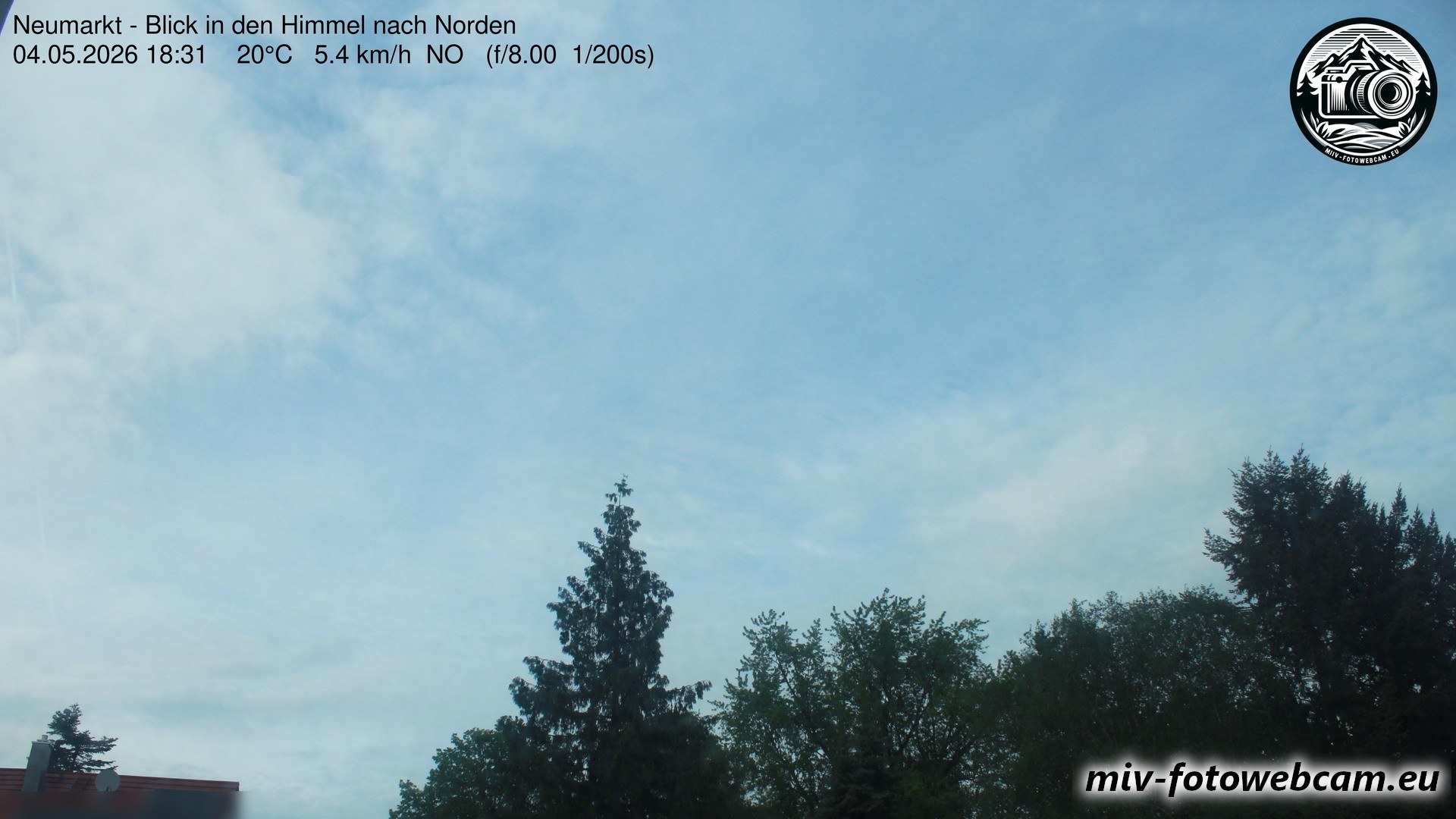 Archiv Foto Neumarkt in der Oberpfalz: Wetter-Webcam Norden