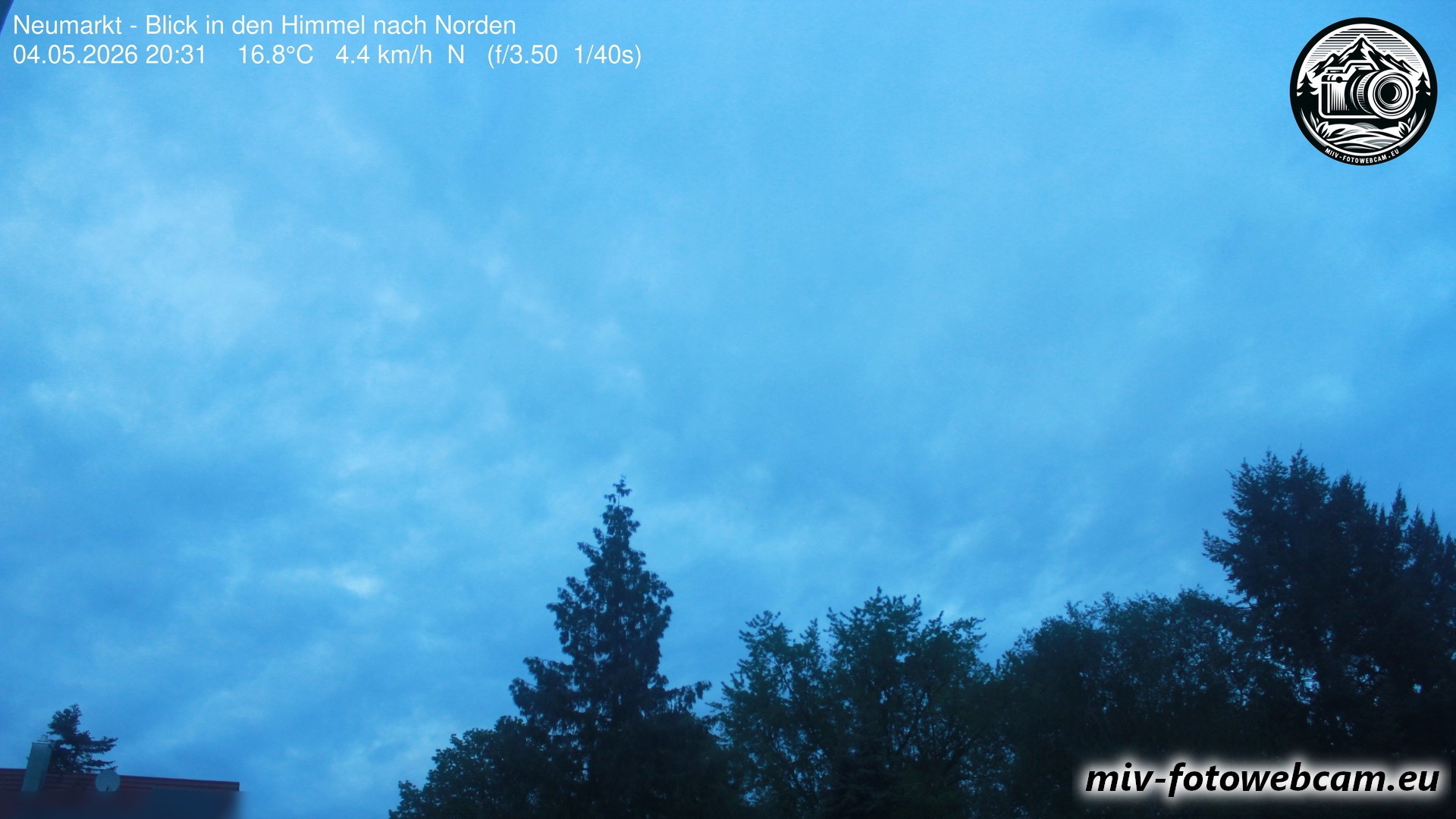 Archiv Foto Neumarkt in der Oberpfalz: Wetter-Webcam Norden