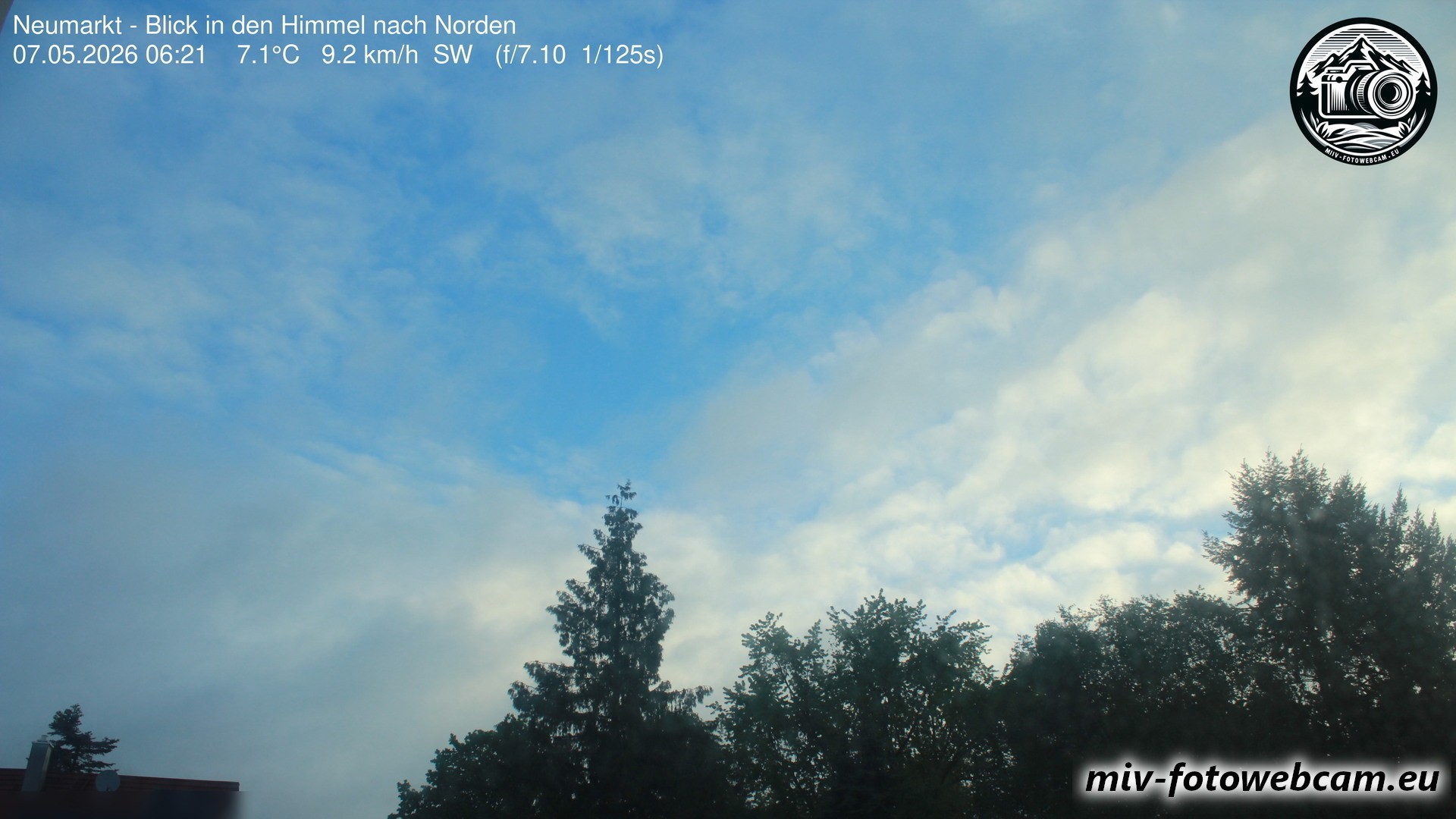 Archiv Foto Neumarkt in der Oberpfalz: Wetter-Webcam Norden