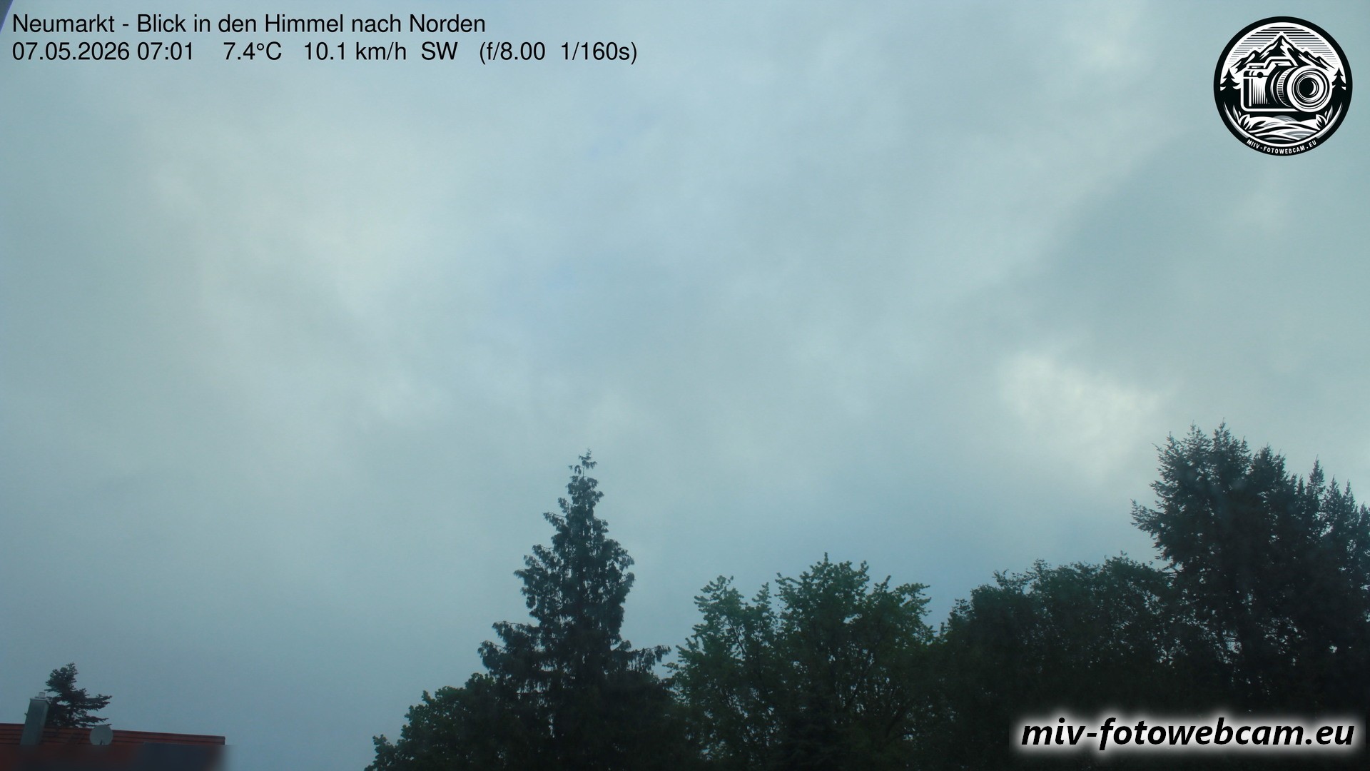 Archiv Foto Neumarkt in der Oberpfalz: Wetter-Webcam Norden