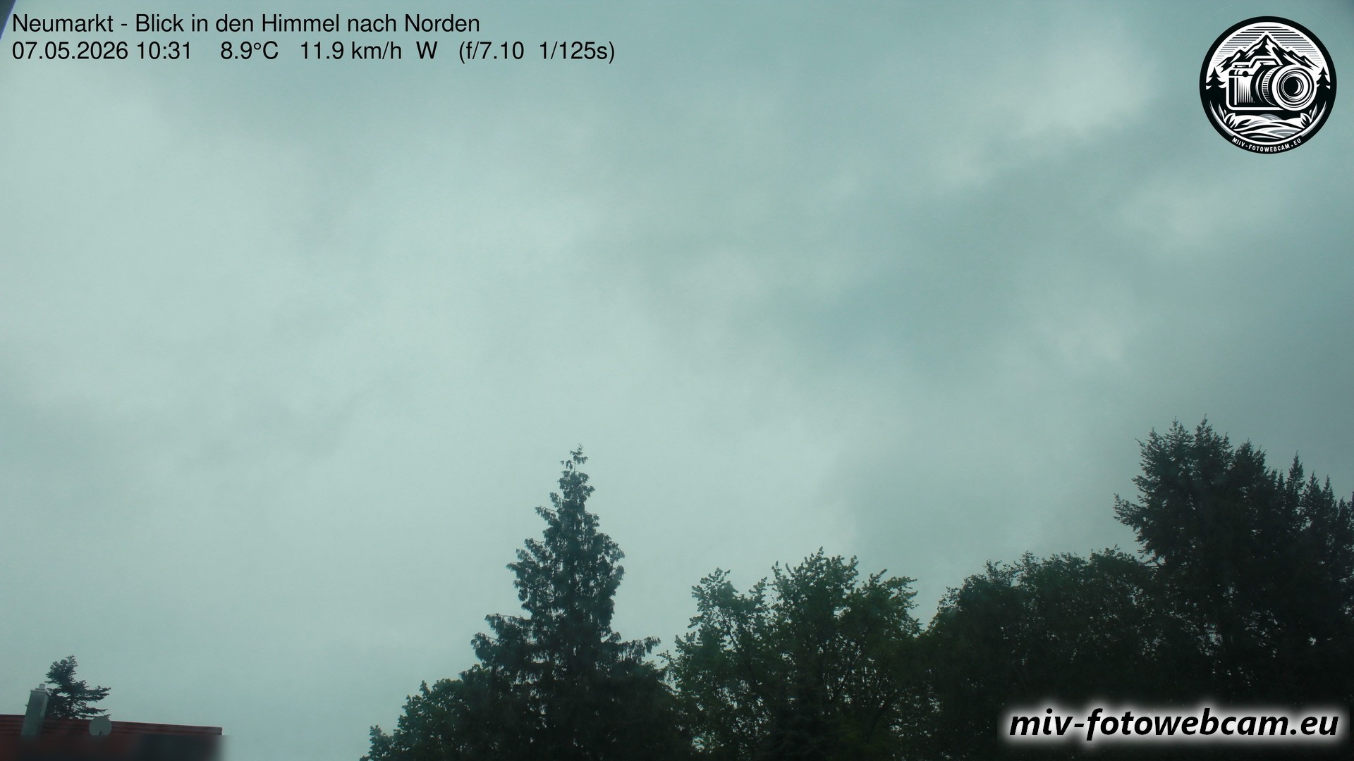 Archiv Foto Neumarkt in der Oberpfalz: Wetter-Webcam Norden