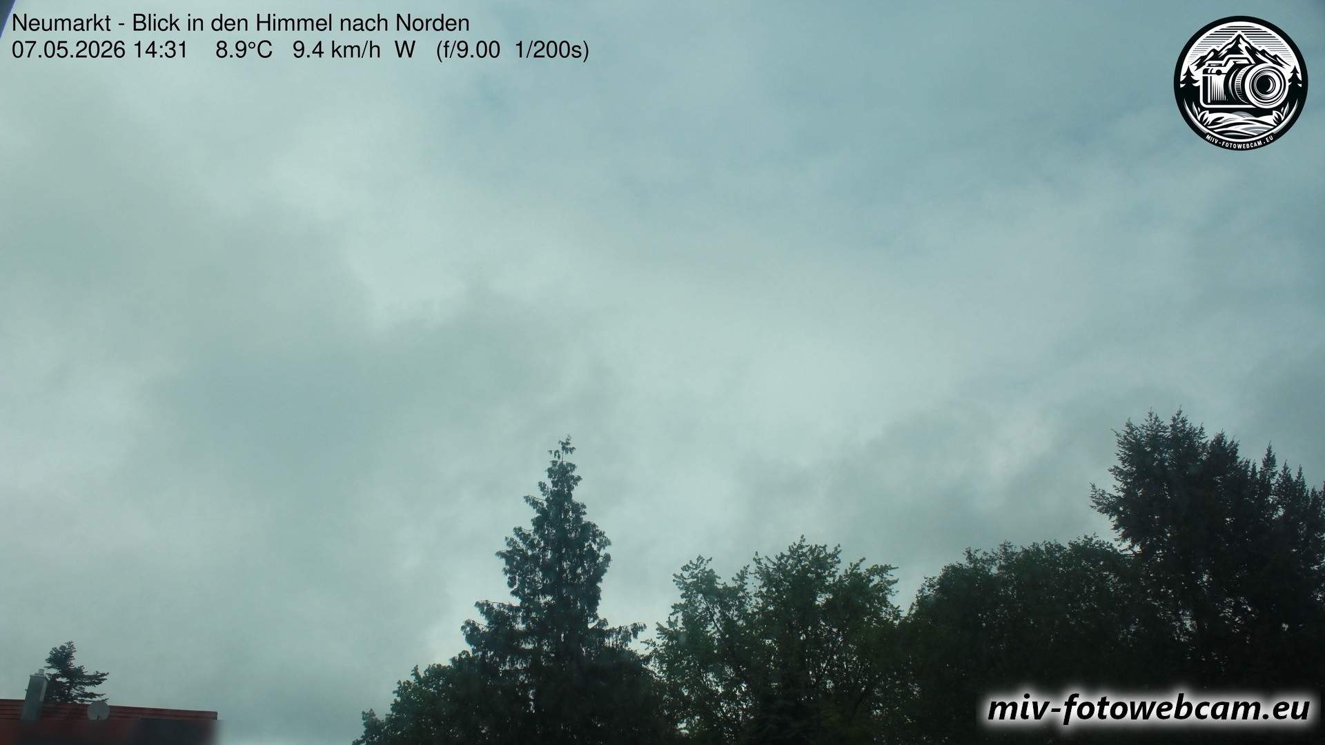 Archiv Foto Neumarkt in der Oberpfalz: Wetter-Webcam Norden