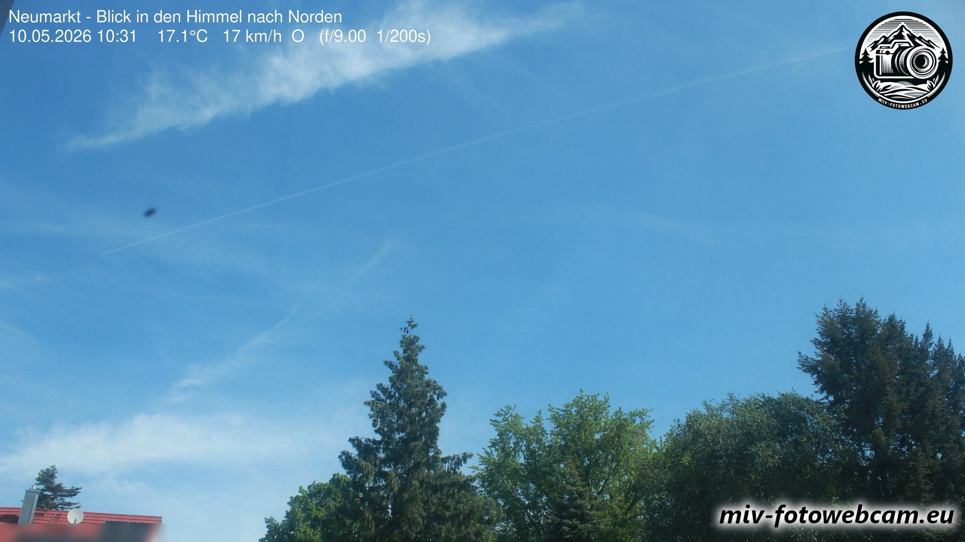 Archiv Foto Neumarkt in der Oberpfalz: Wetter-Webcam Norden