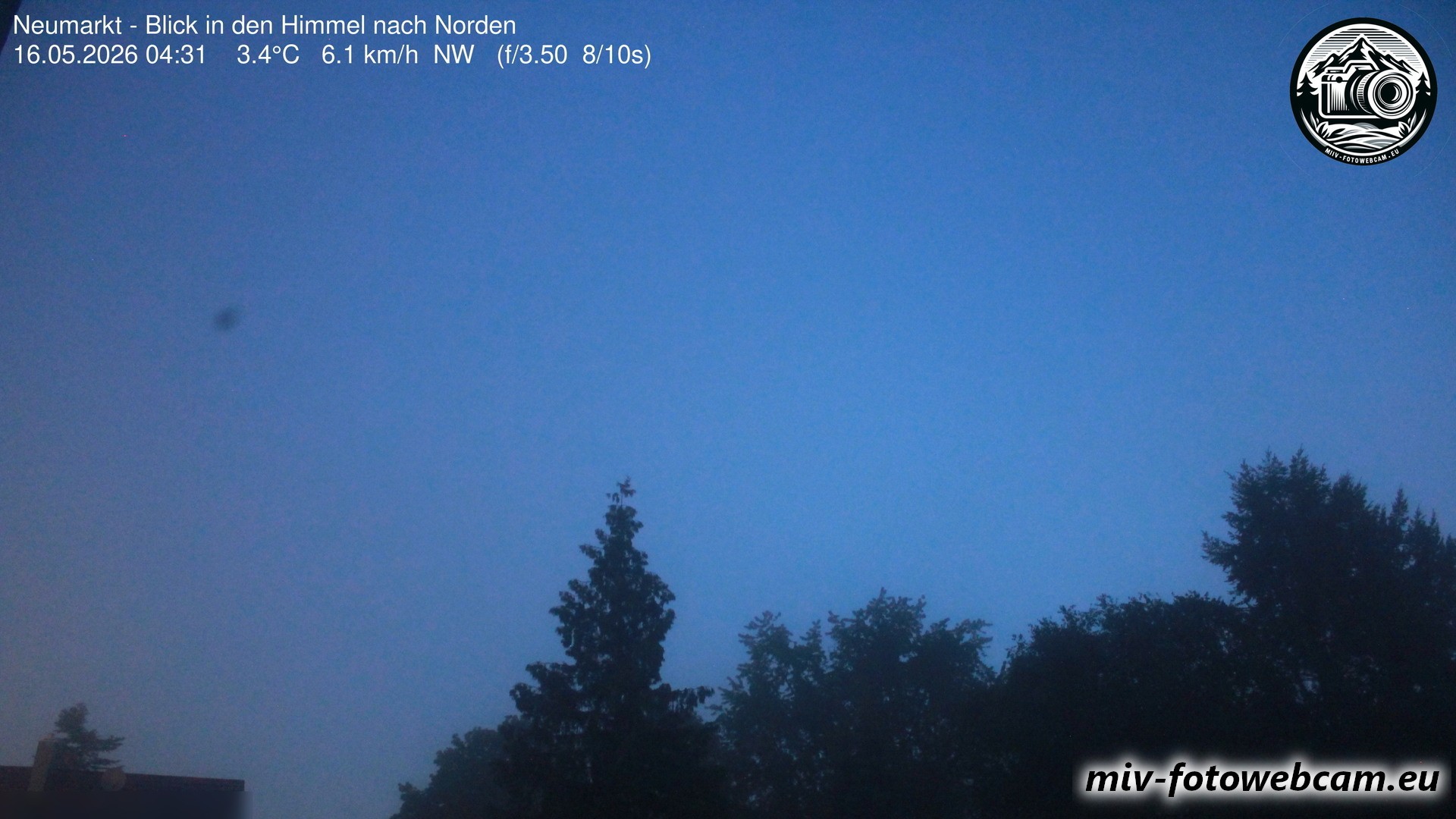 Archiv Foto Neumarkt in der Oberpfalz: Wetter-Webcam Norden