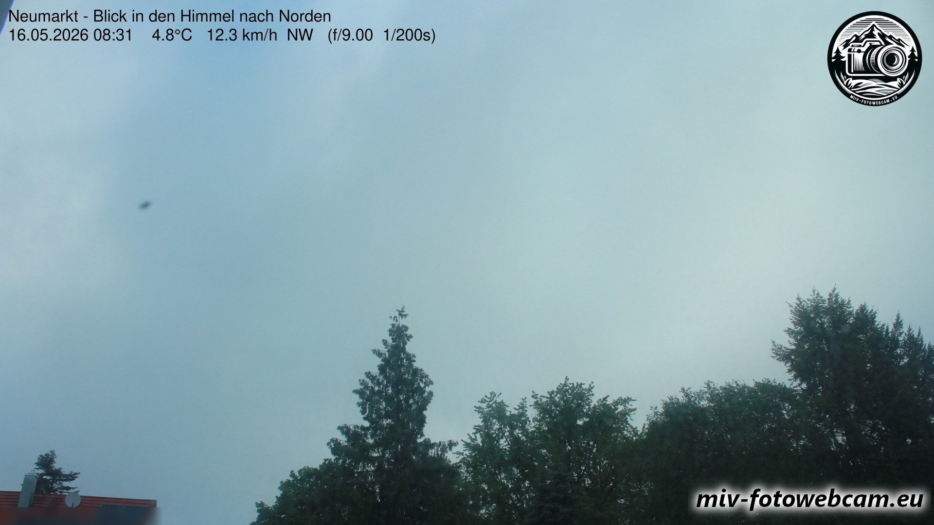 Archiv Foto Neumarkt in der Oberpfalz: Wetter-Webcam Norden