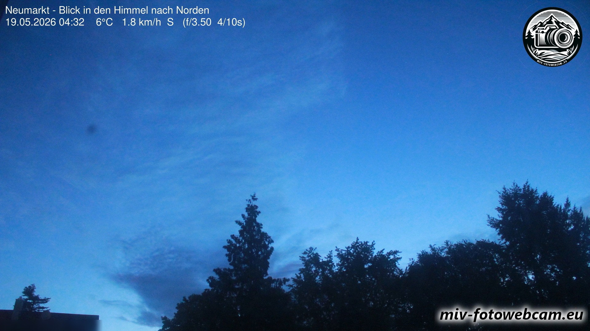 Archiv Foto Neumarkt in der Oberpfalz: Wetter-Webcam Norden