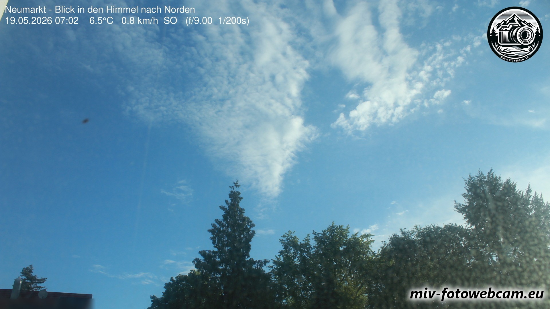 Archiv Foto Neumarkt in der Oberpfalz: Wetter-Webcam Norden