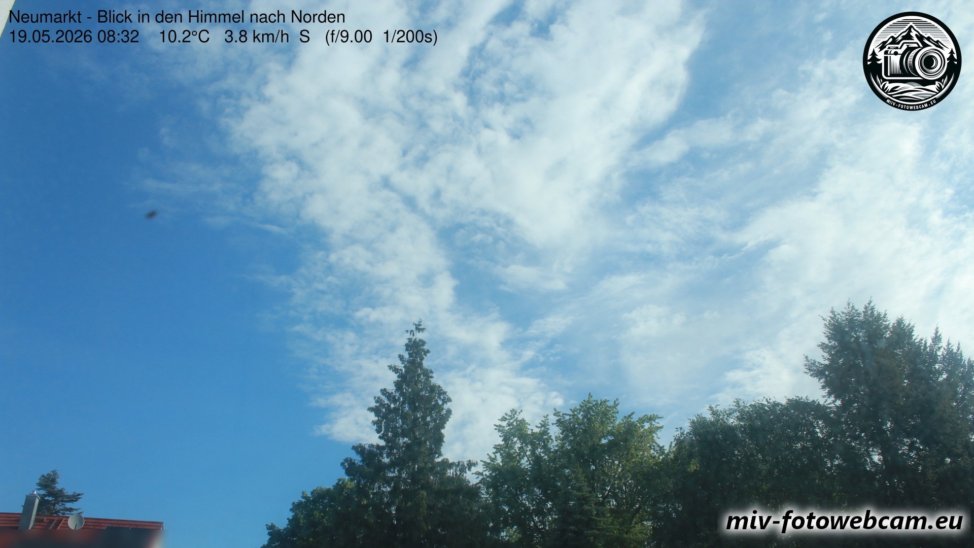 Archiv Foto Neumarkt in der Oberpfalz: Wetter-Webcam Norden