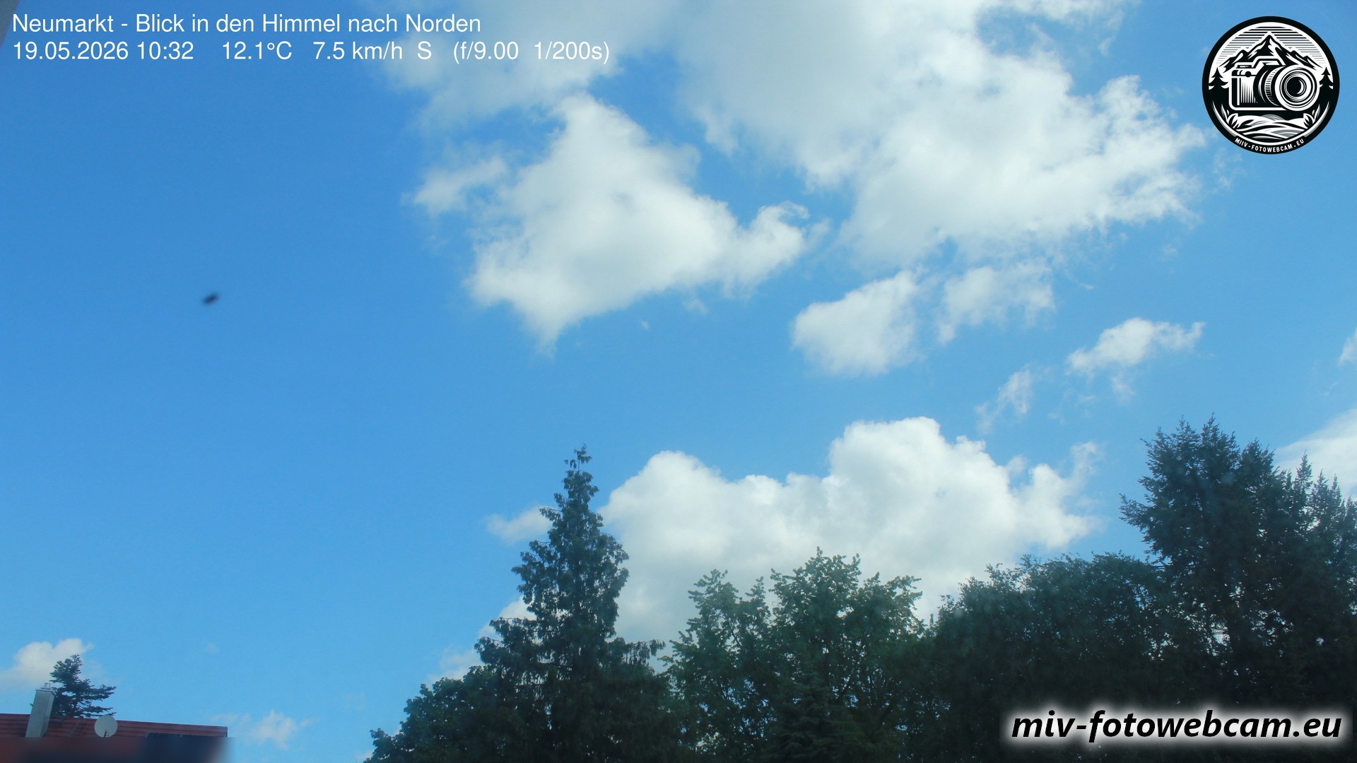 Archiv Foto Neumarkt in der Oberpfalz: Wetter-Webcam Norden