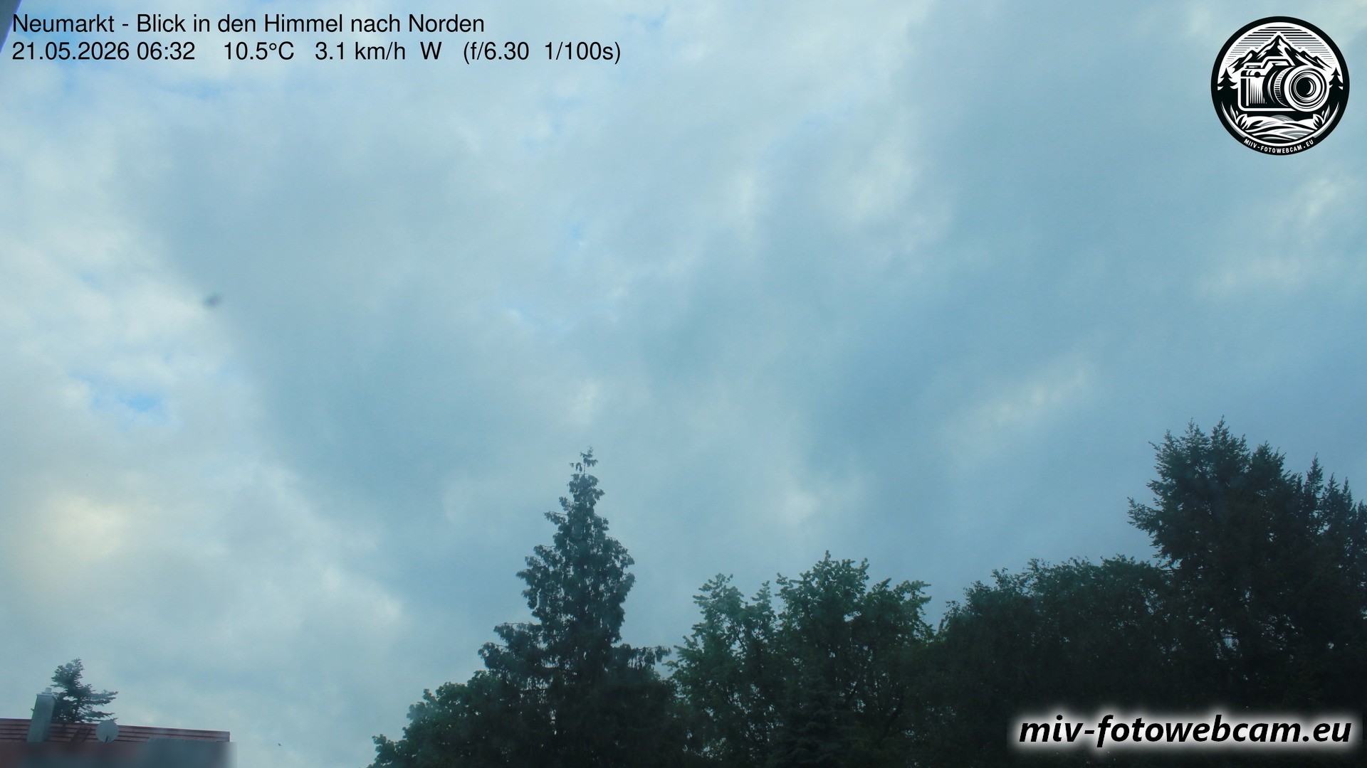 Archiv Foto Neumarkt in der Oberpfalz: Wetter-Webcam Norden