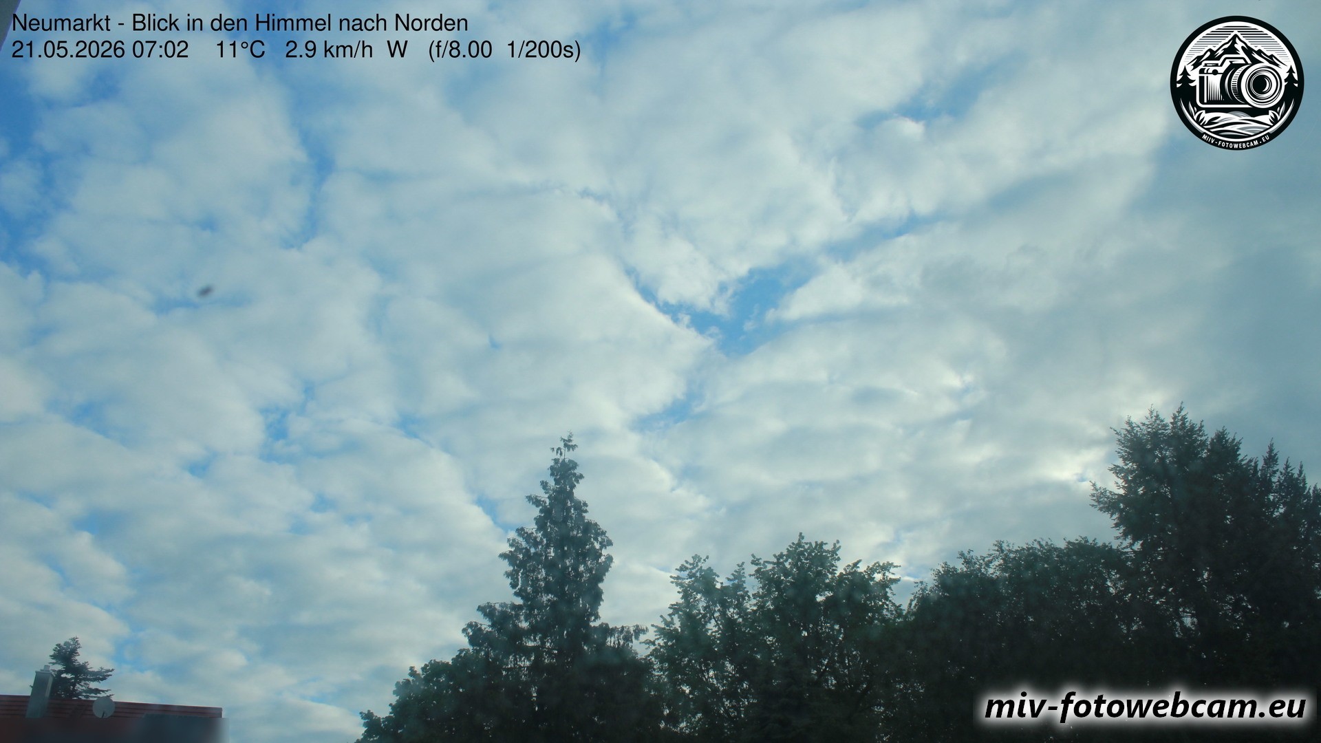 Archiv Foto Neumarkt in der Oberpfalz: Wetter-Webcam Norden