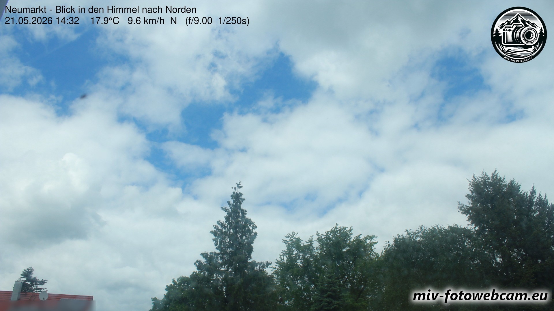 Archiv Foto Neumarkt in der Oberpfalz: Wetter-Webcam Norden