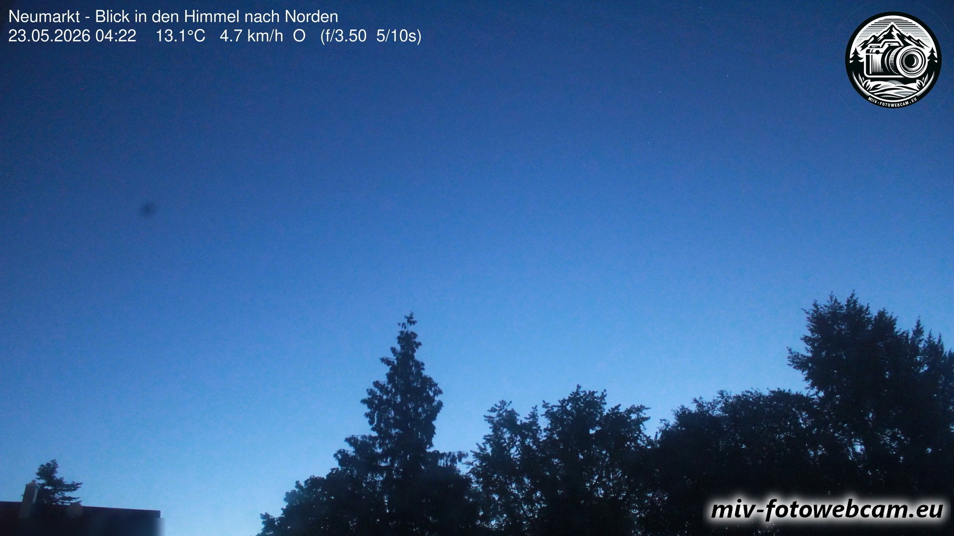 Archiv Foto Neumarkt in der Oberpfalz: Wetter-Webcam Norden