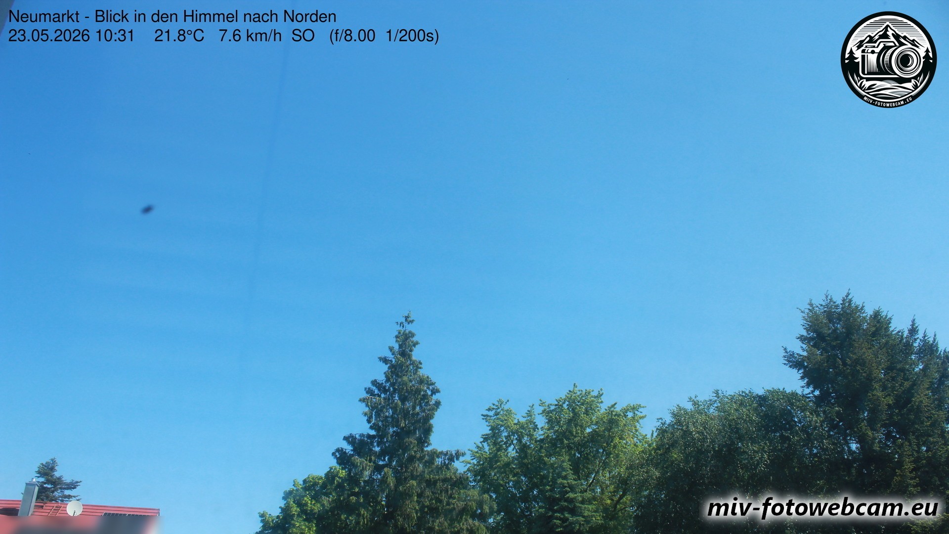 Archiv Foto Neumarkt in der Oberpfalz: Wetter-Webcam Norden