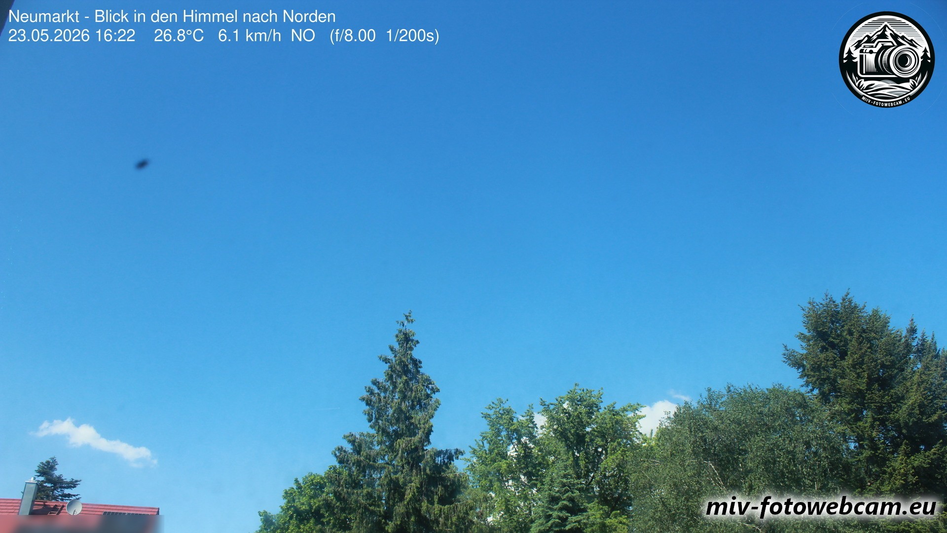Archiv Foto Neumarkt in der Oberpfalz: Wetter-Webcam Norden