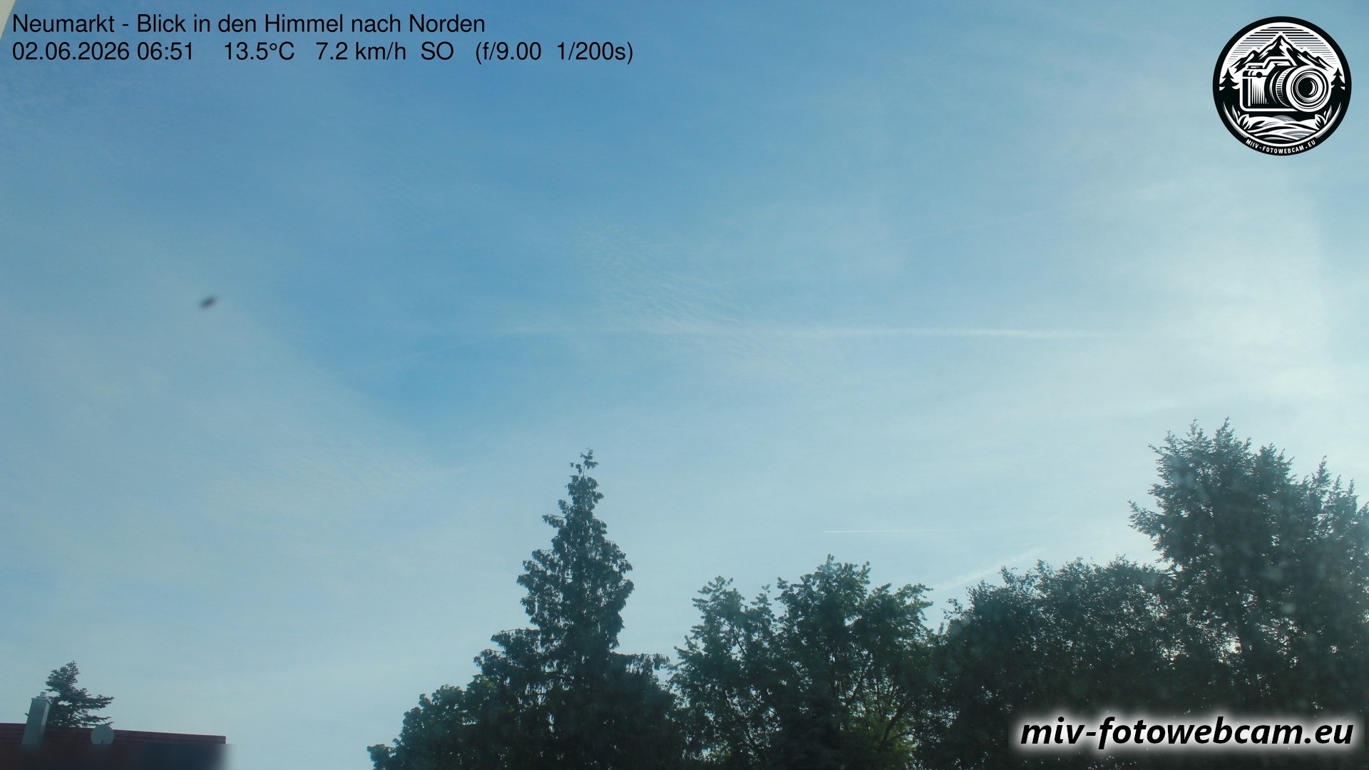 Archiv Foto Neumarkt in der Oberpfalz: Wetter-Webcam Norden