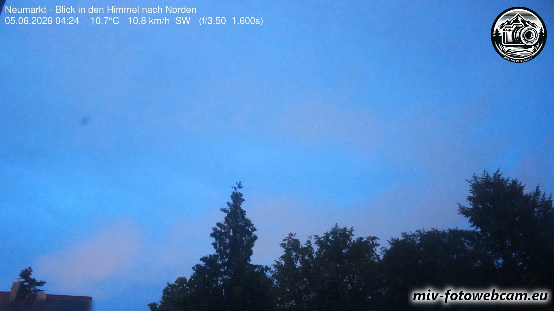 Archiv Foto Neumarkt in der Oberpfalz: Wetter-Webcam Norden