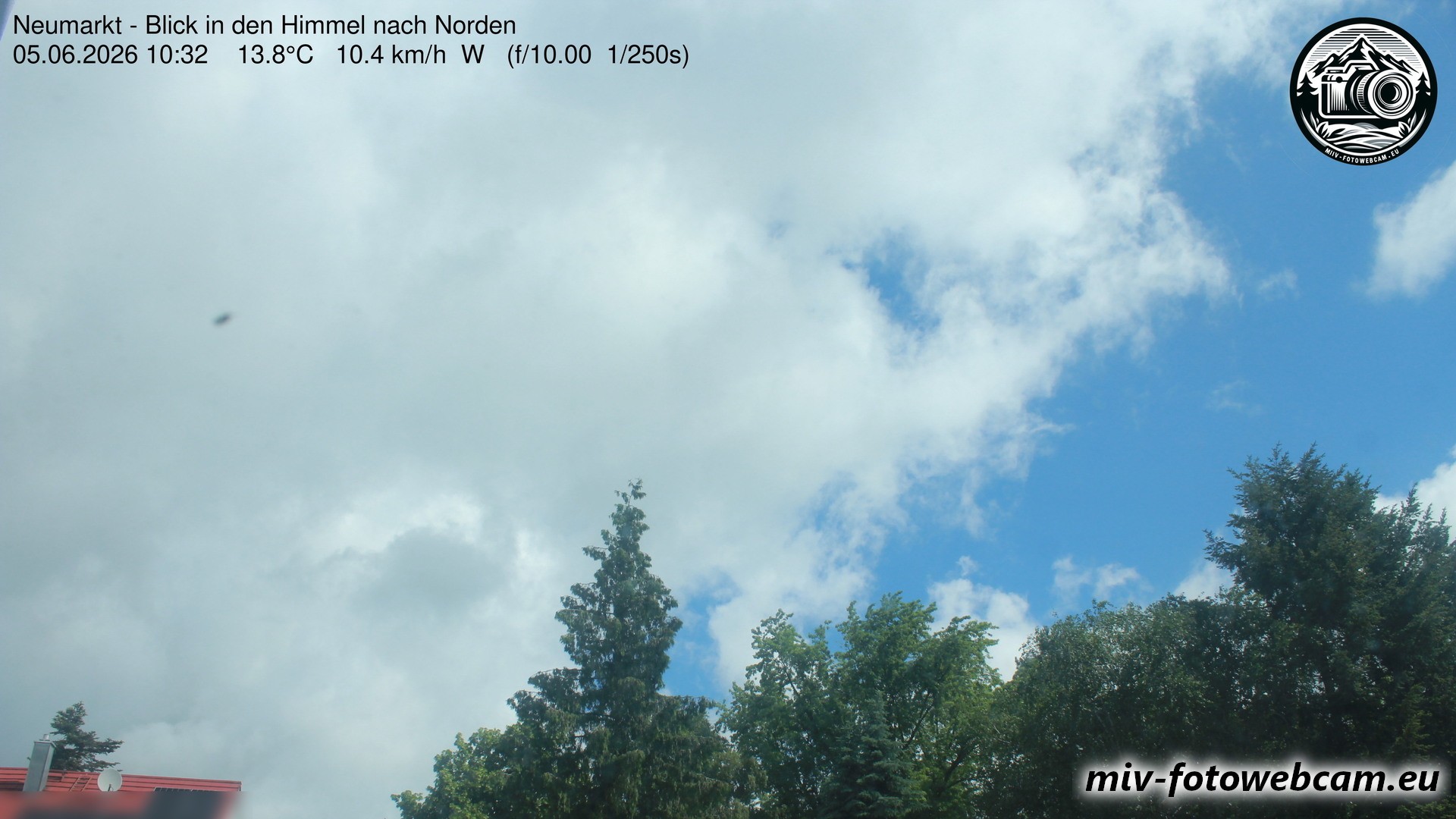 Archiv Foto Neumarkt in der Oberpfalz: Wetter-Webcam Norden