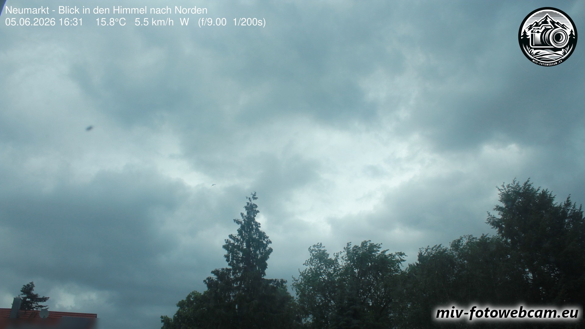 Archiv Foto Neumarkt in der Oberpfalz: Wetter-Webcam Norden