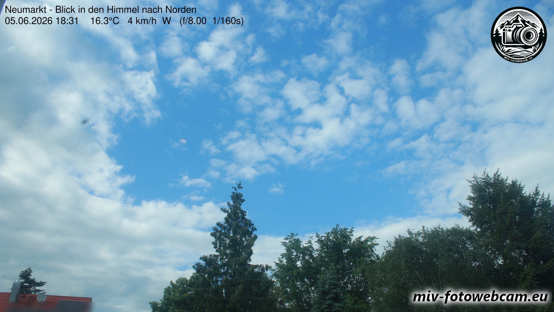 Archiv Foto Neumarkt in der Oberpfalz: Wetter-Webcam Norden