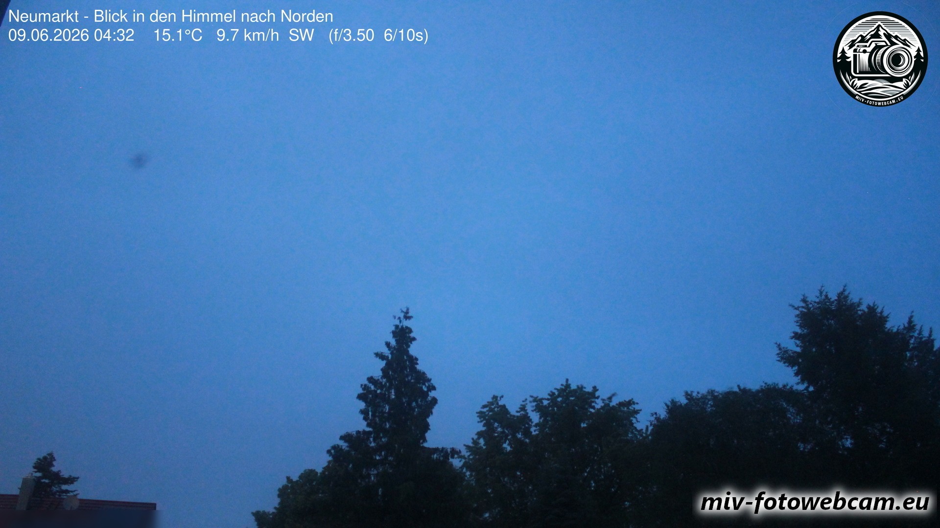 Archiv Foto Neumarkt in der Oberpfalz: Wetter-Webcam Norden