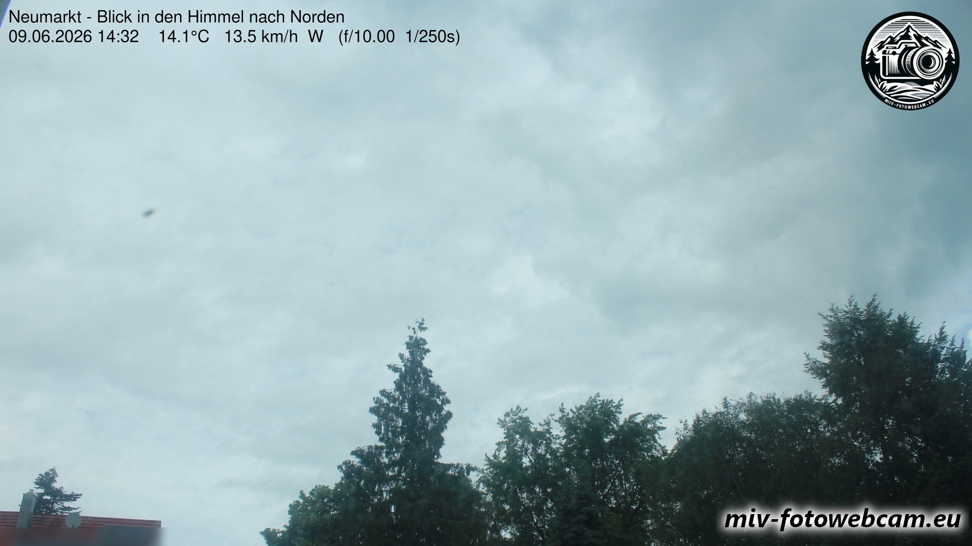 Archiv Foto Neumarkt in der Oberpfalz: Wetter-Webcam Norden