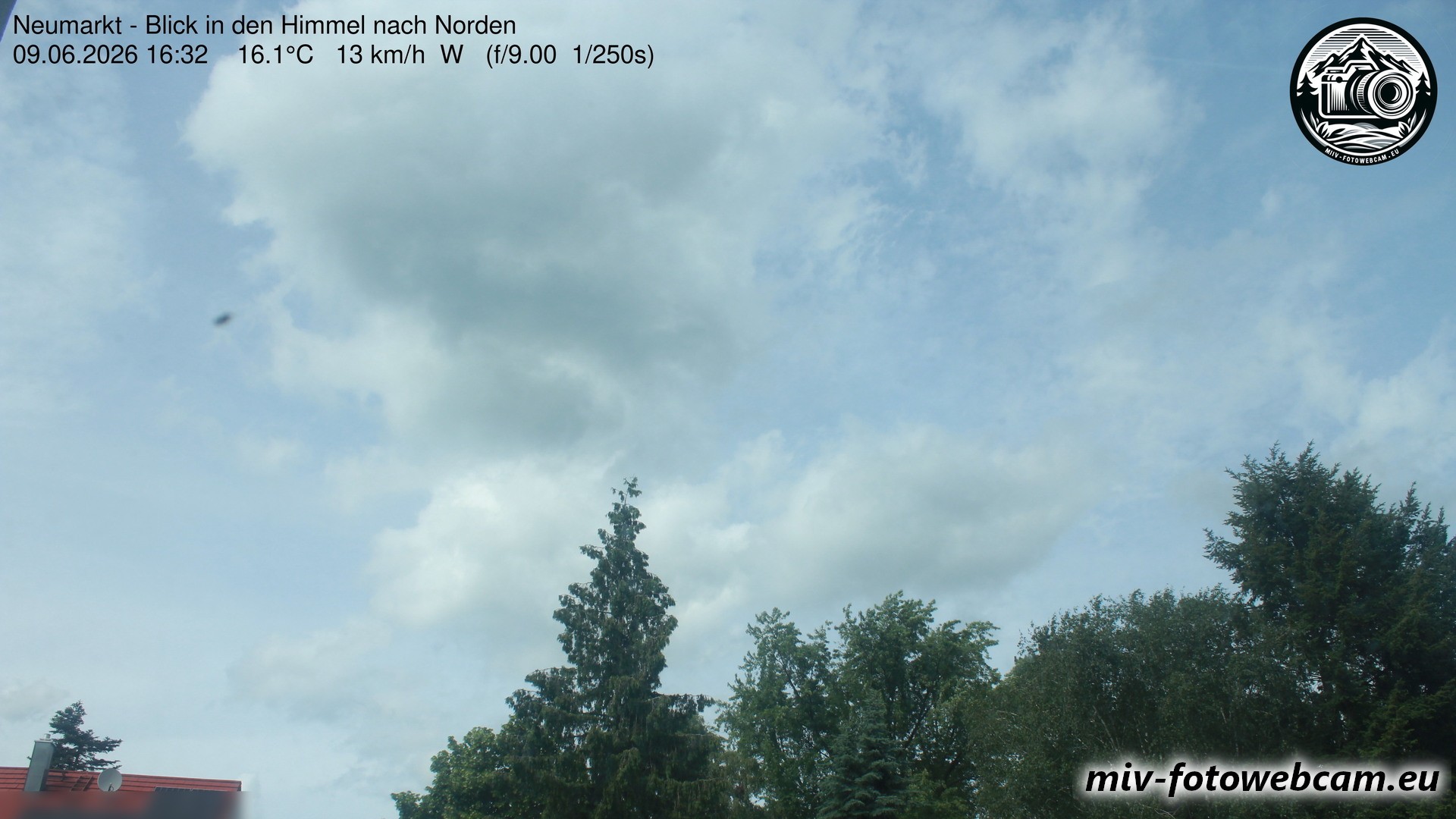 Archiv Foto Neumarkt in der Oberpfalz: Wetter-Webcam Norden