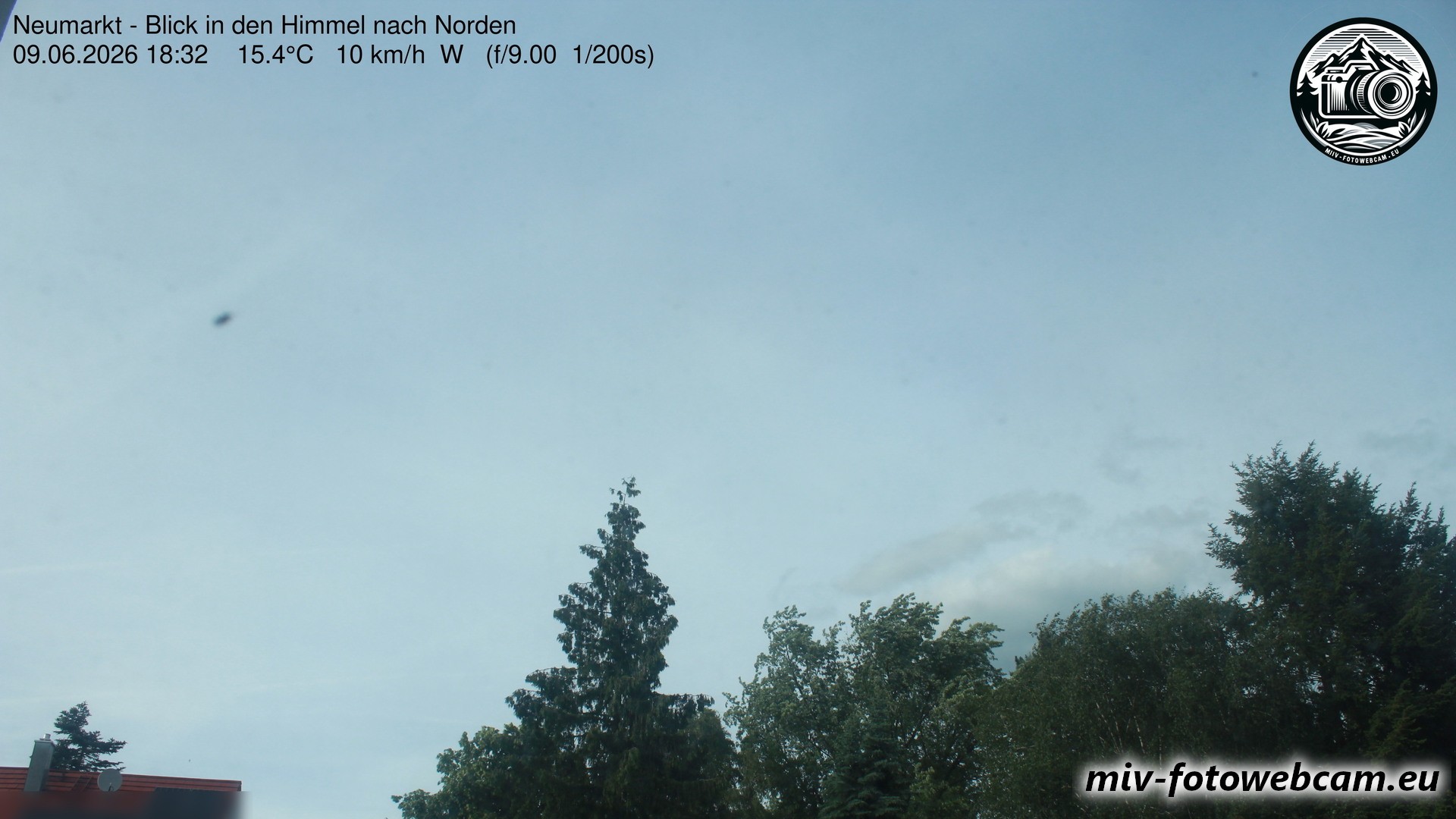 Archiv Foto Neumarkt in der Oberpfalz: Wetter-Webcam Norden