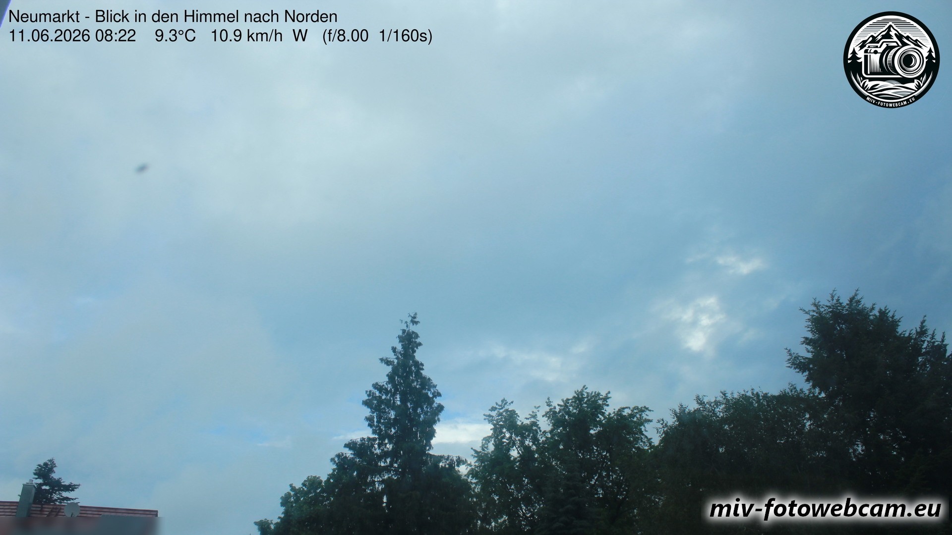 Archiv Foto Neumarkt in der Oberpfalz: Wetter-Webcam Norden