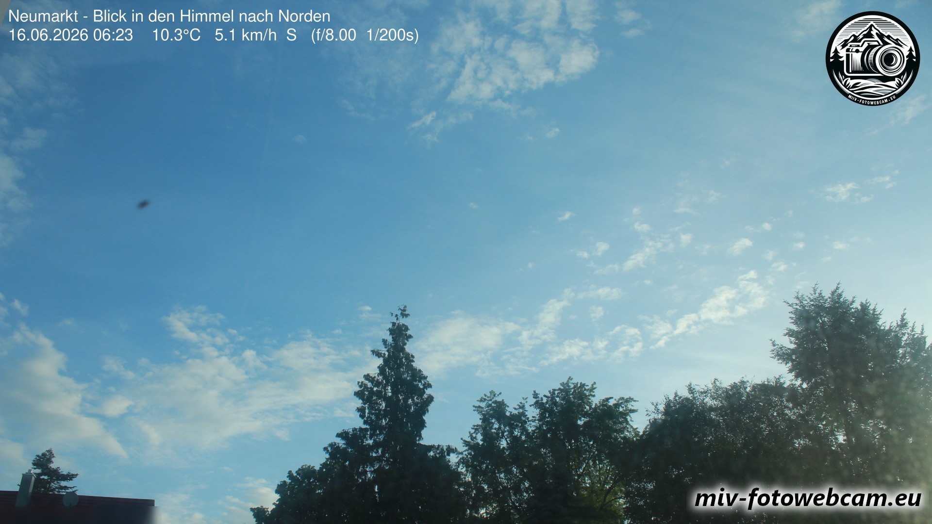 Archiv Foto Neumarkt in der Oberpfalz: Wetter-Webcam Norden